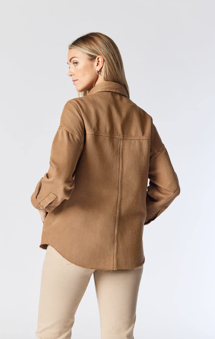Mavi Women's Tamara Denim Shirt - Stylish Long Sleeve Button Down Shirt for Casual & Office Wear - Perfect for Layering, Date Nights & Everyday Outfits