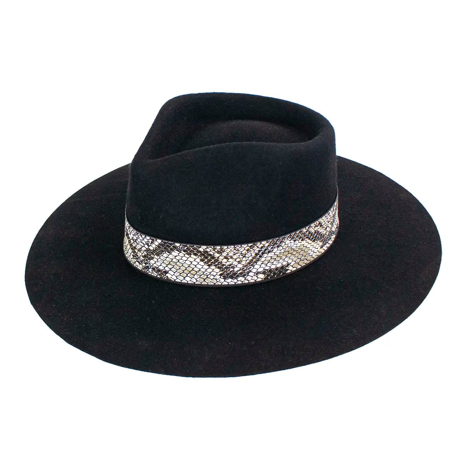 Peter Grimm Boa Wool Felt Fedora Hat for Men - Classic Vintage Style Winter Hat for Outdoor Activities, Travel & Fashion