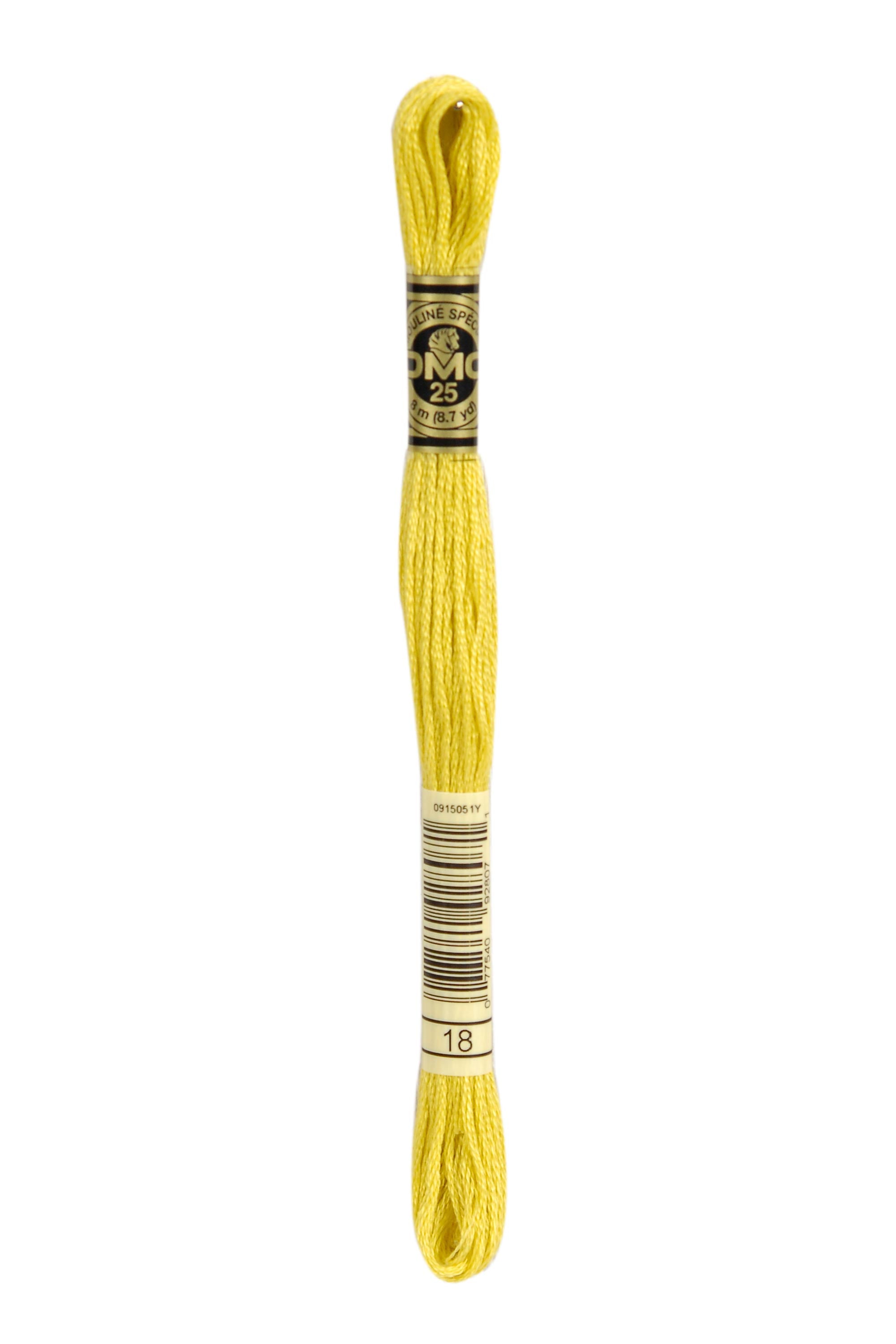 DMC 18 Cotton Embroidery Floss - 100% Mercerized Cotton Thread for Cross Stitch, Needlework & Hand Embroidery - Perfect for DIY Crafts, Scrapbooking & Home Decor Projects