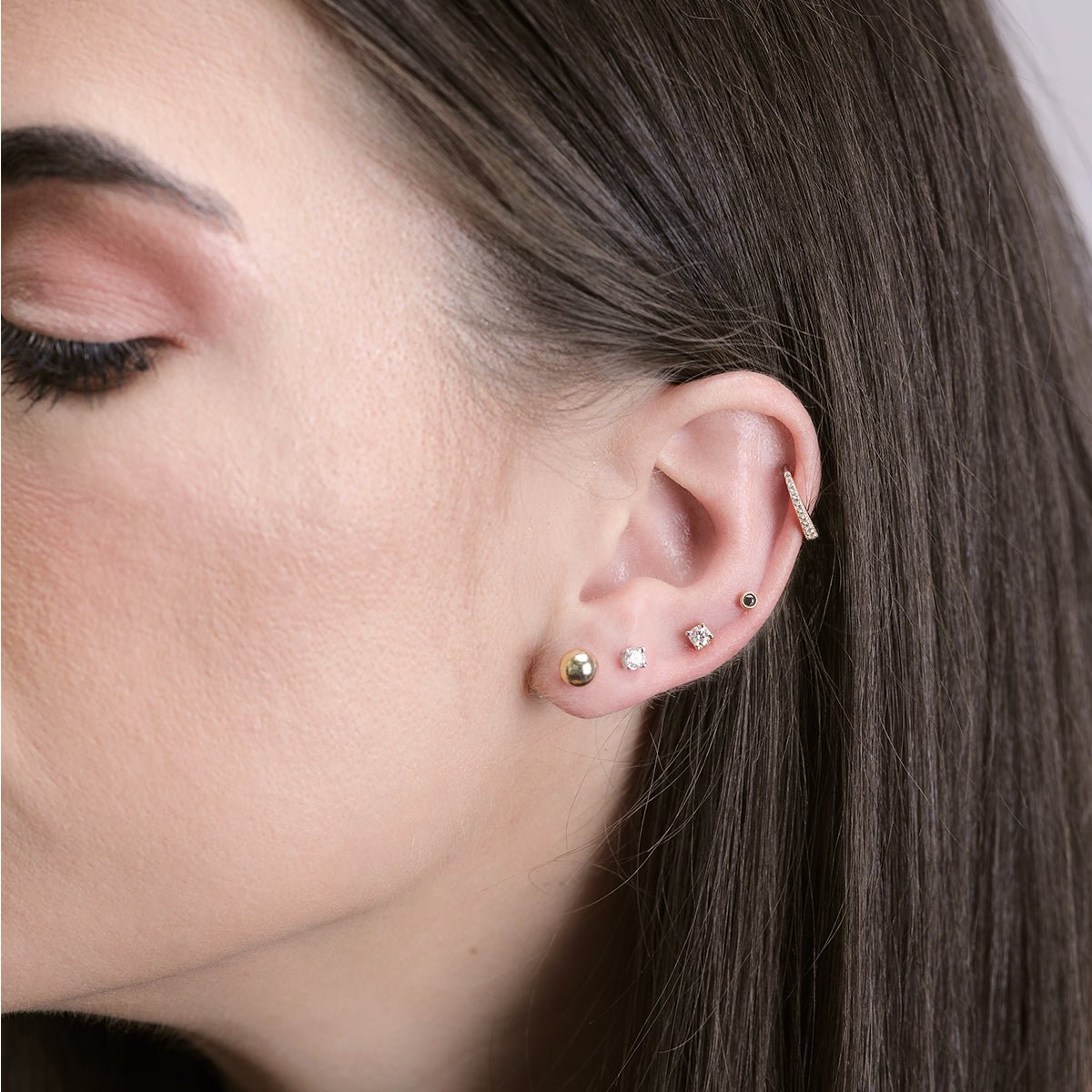 14K Solid Gold Ball Earrings for Women - Hypoallergenic Yellow Gold Stud Earrings - Perfect for Everyday Wear, Gifts & Special Occasions