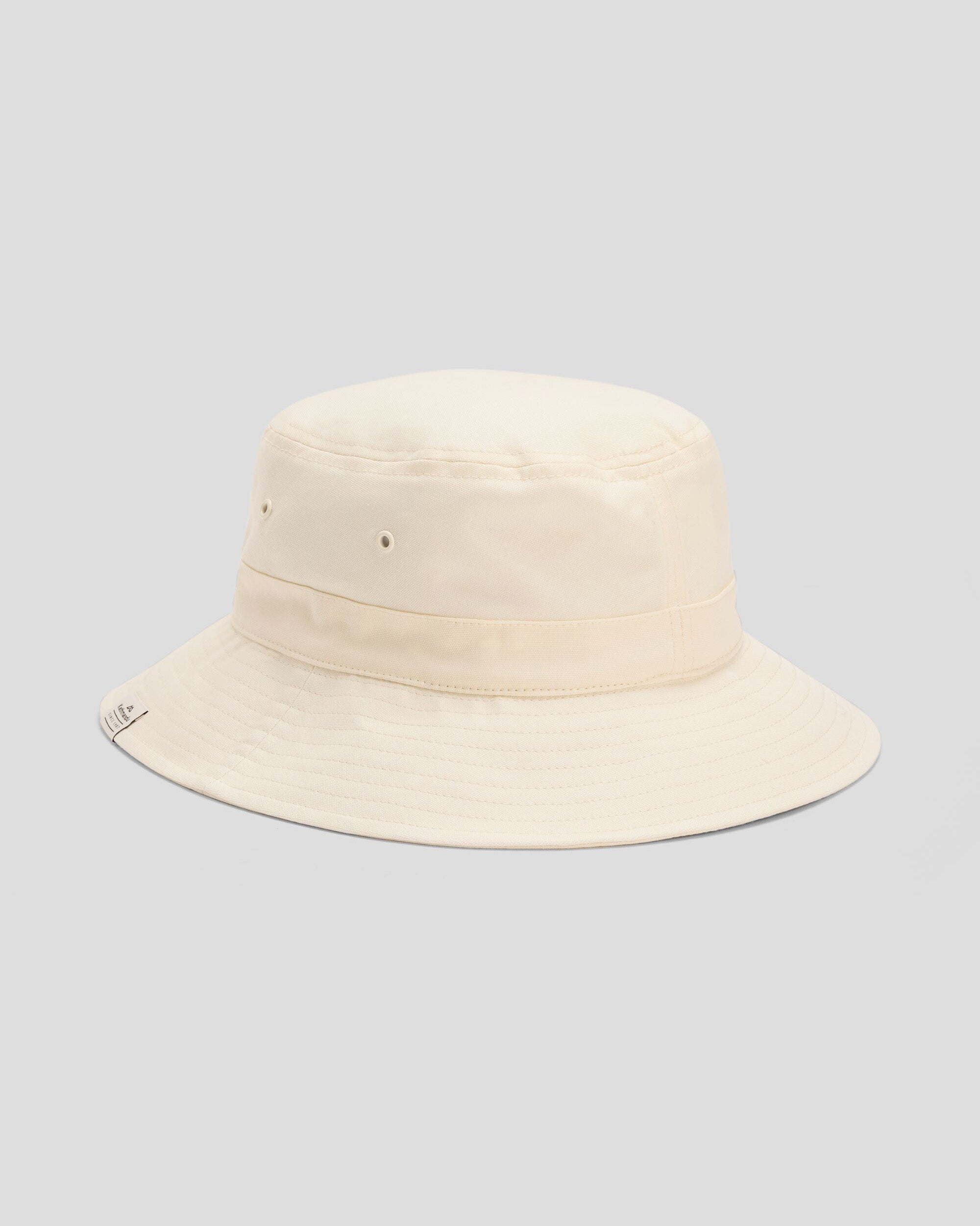Stylish Cotton Canvas Bucket Hat - Natural Color Sun Protection for Outdoor Activities, Beach, Hiking & Travel