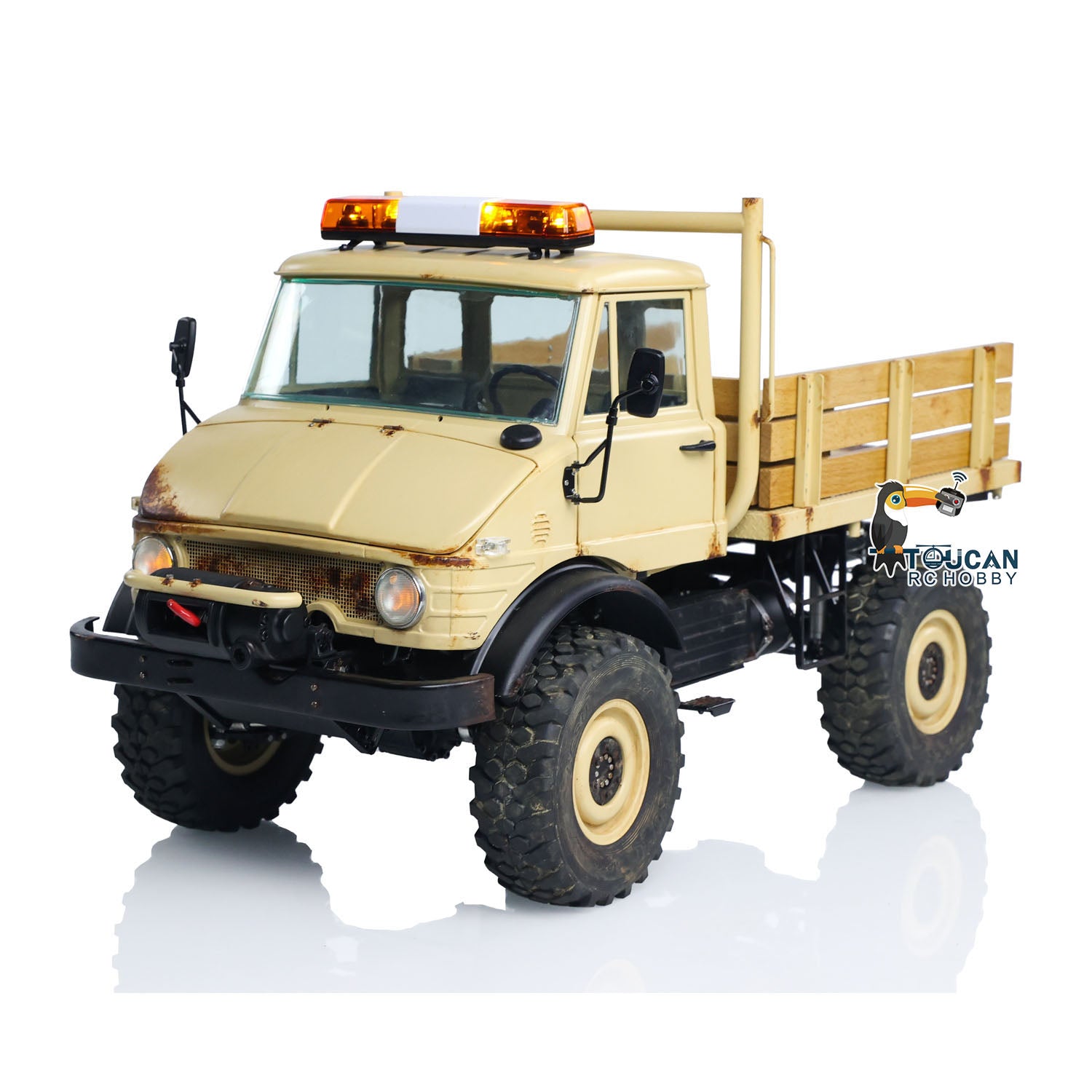 1/10 Scale 4x4 LESU RC Off-Road Crawler Truck RTR with Brushless Motor, 2-Speed Transmission & ESC - High Performance Remote Control Car for Rock Crawling, Trail Adventures and Off-Road Racing