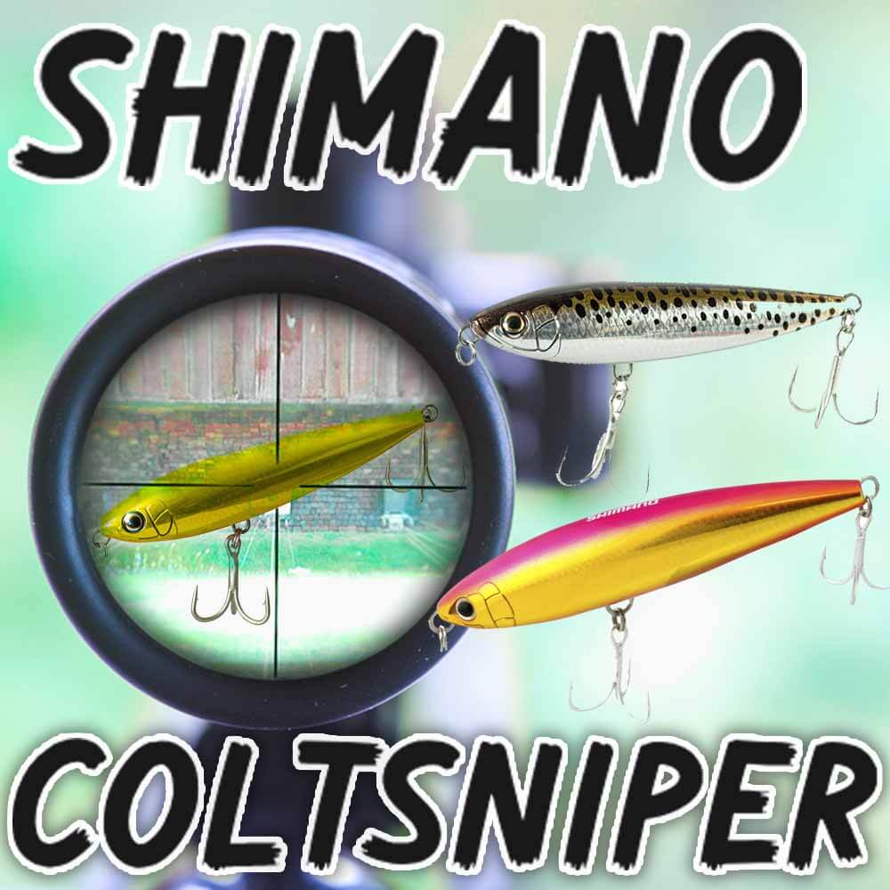 Shimano 110F ColtSniper Silent Walk Fishing Lures - Topwater Saltwater Bass Fishing Lures for Surf, Pier & Offshore Angling