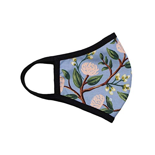 Reusable Face Mask for Adults - Rifle Paper Co. Design - LA Keeper - Breathable & Washable Cloth Face Covering for Daily Use, Travel & Outdoor Activities