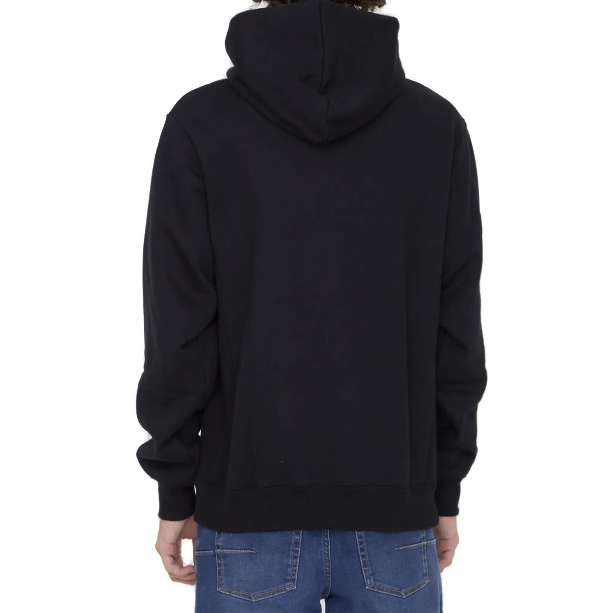 Dior Printed Relaxed Fit Cotton Black Hoodie for Men - Casual Streetwear Pullover Sweatshirt | Perfect for Everyday Wear, Gym & Lounge