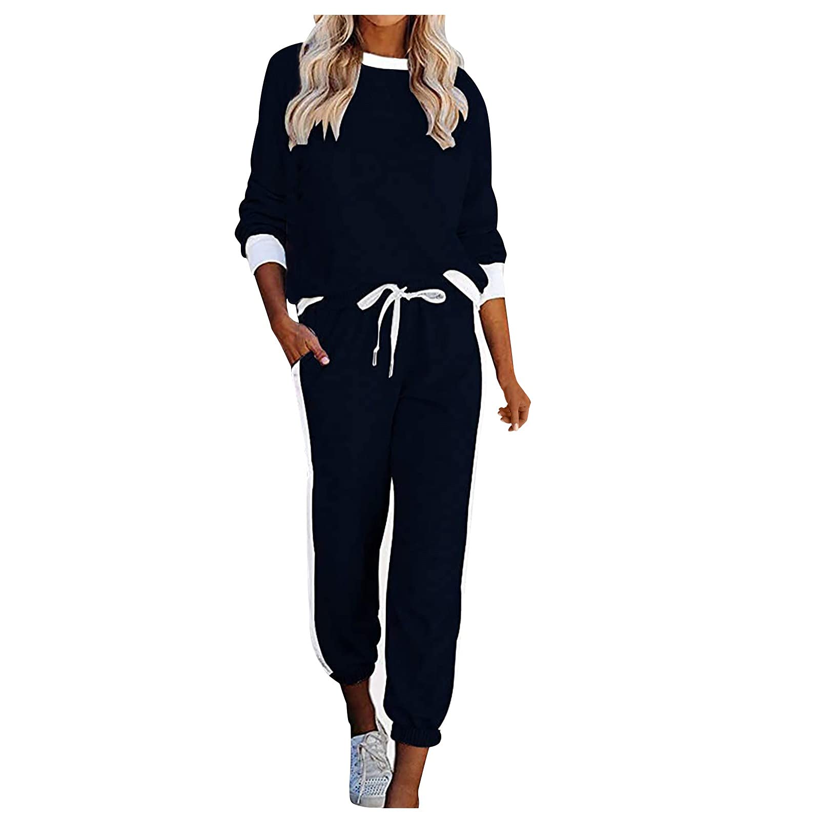 SERYU Women's 2-Piece Lounge Set - Soft Long Jogger Sweatpants & Matching Sweatsuit for Yoga, Running & Home Relaxation