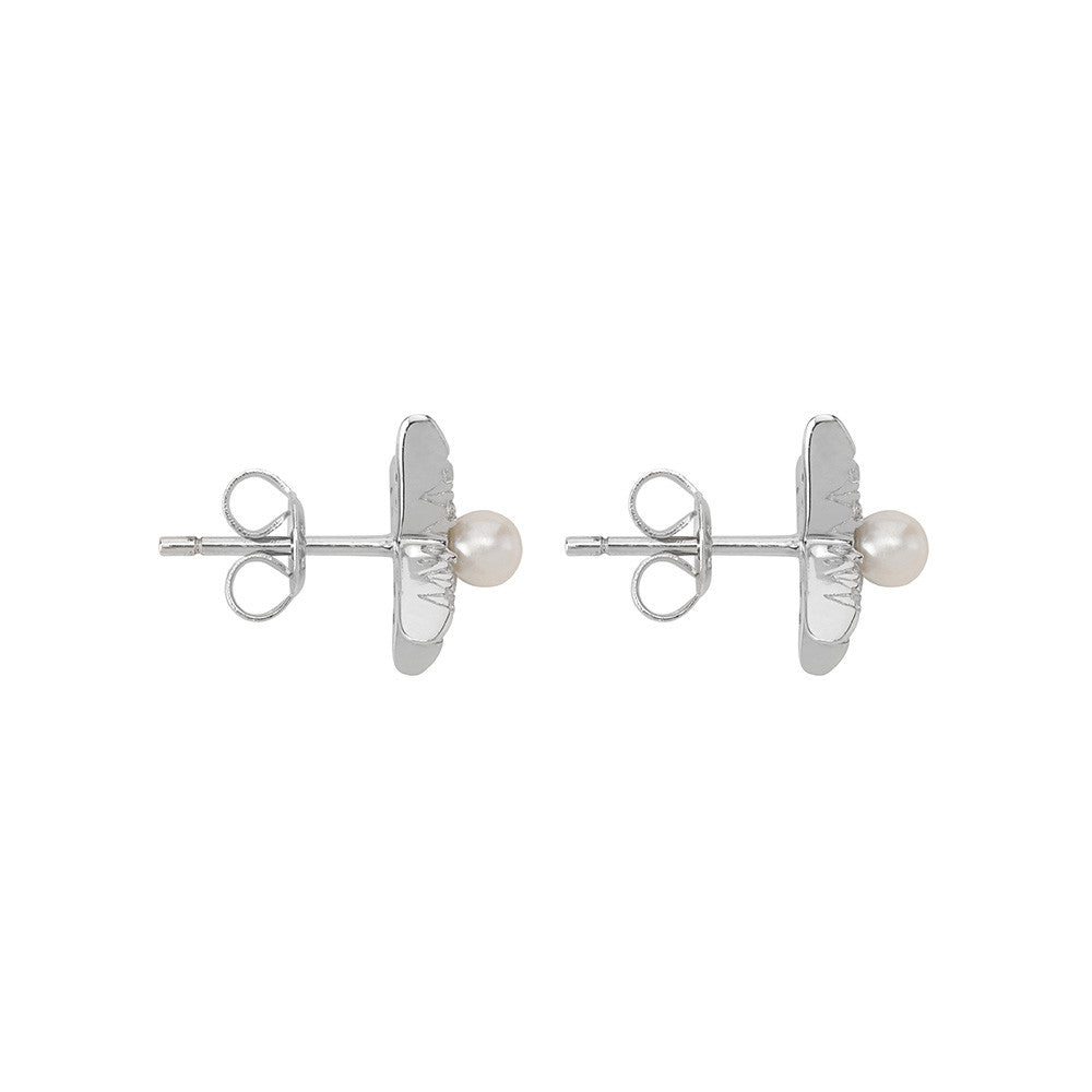 Evening Shine Silver Stud Earrings for Women - Elegant Party Jewelry for Night Out, Date Night & Special Occasions