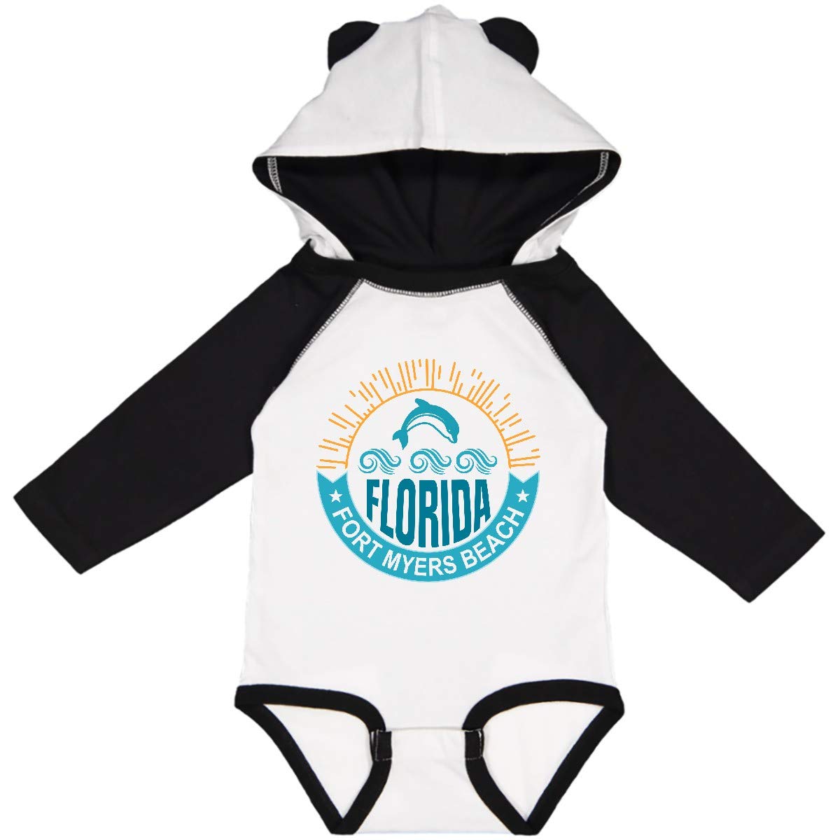 Inktastic Fort Myers Beach Florida Vacation Long Sleeve Baby Bodysuit - Soft & Comfortable for Newborns, Infants - Perfect for Beach Trips, Family Photos & Casual Outings