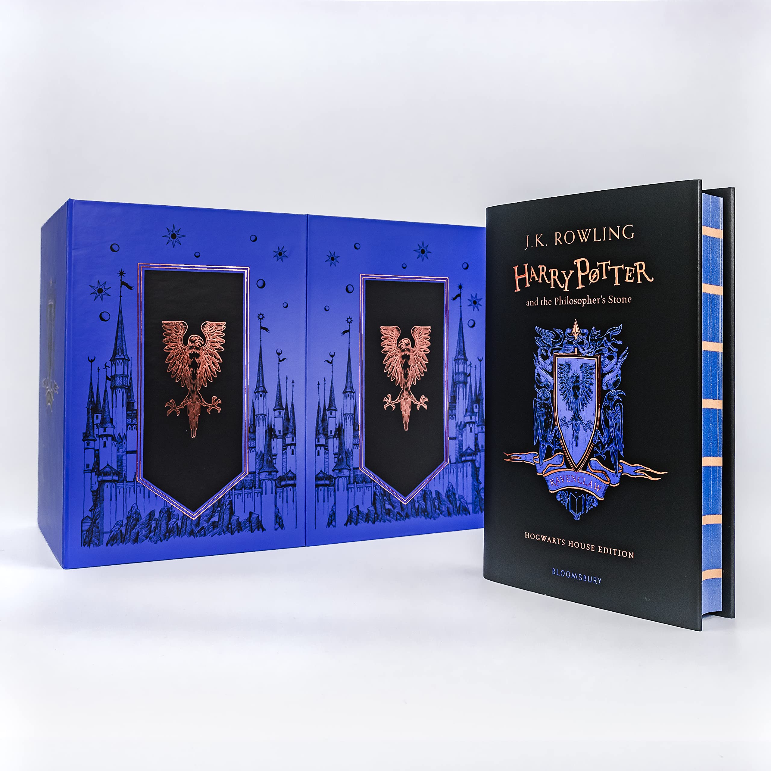 Harry Potter Ravenclaw House Editions Hardback Box Set - Complete 7-Book Collection | Official Hogwarts House Series | Perfect for Fans, Collectors & Book Lovers | Great for Gifts, Reading Nook Decor & Potterhead Displays