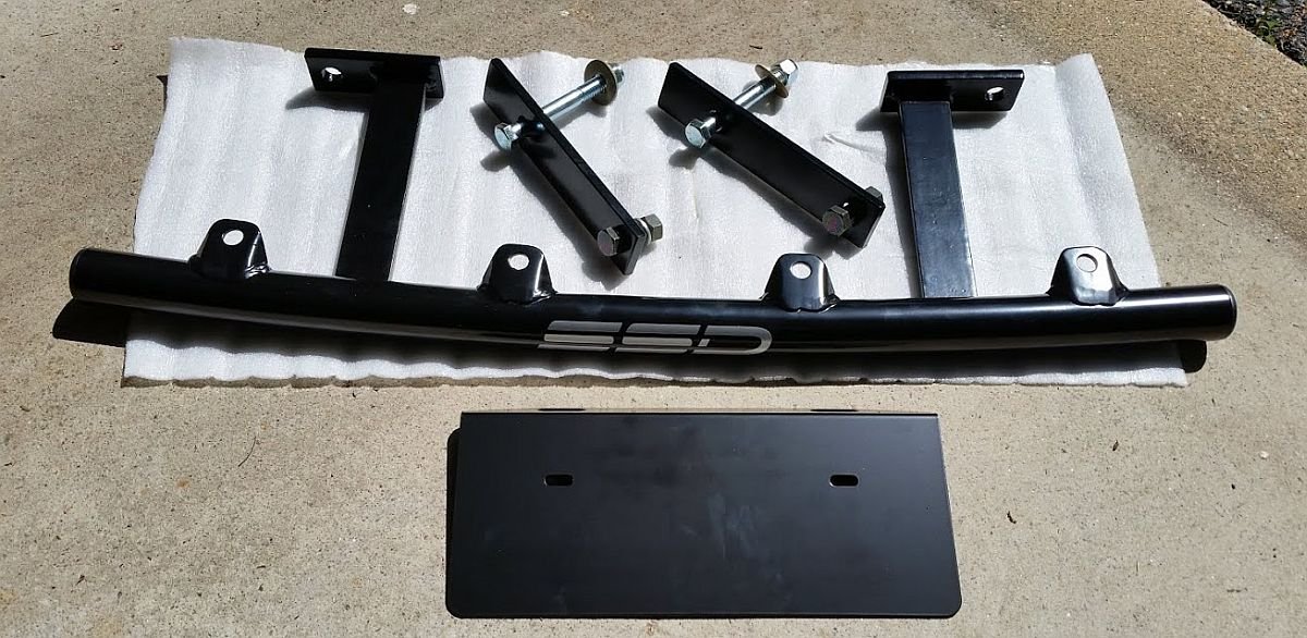 2009 Subaru WRX & STI Rally Light Bar - Heavy Duty Bull Bar with 4 Light Mounts | Powder Coated Off-Road Protection | Perfect for Rally Racing & Night Driving Adventures