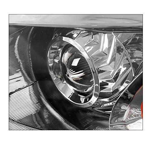 2013-2015 Nissan Altima Sedan 4DR Projector Headlights - Chrome Housing Replacement Headlamps for Enhanced Night Driving & Style Upgrade