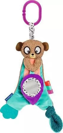 Interactive Crinkle & Chew Meerkat Plush Toy - Sensory Baby Teether for Infants & Toddlers - Perfect for Teething Relief, Early Learning and Cuddling Playtime