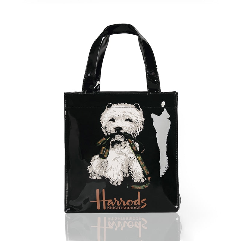 Eco-Friendly Women's Floral Tote Shopping Bag - Reusable Grocery Bag for Beach, Market & Daily Use
