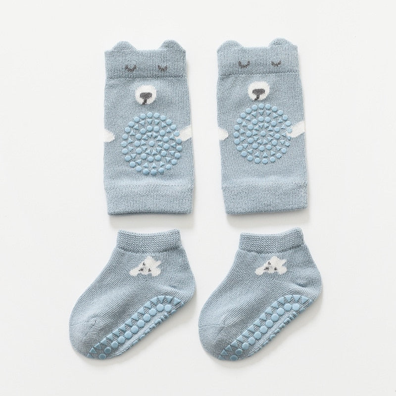 Adorable Cartoon Baby Socks for Boys & Girls - Soft Cotton Non-Slip Infant Socks - Perfect for Playtime, Nursery & Photo Shoots