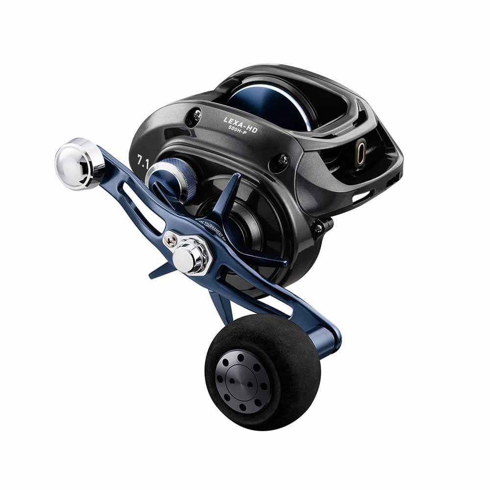 Daiwa Lexa HD500 Baitcasting Fishing Reel - High Performance Saltwater & Freshwater Fishing Gear for Bass, Walleye, and Pike - Perfect for Kayak, Boat, and Shore Fishing Adventures
