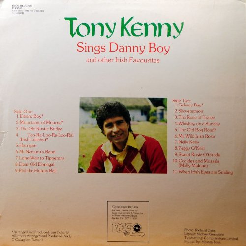 Tony Kenny Sings Danny Boy - Irish Tenor Vocal Performance | Traditional Celtic Folk Song Album | Perfect for St. Patrick's Day, Irish Weddings & Relaxing Evenings