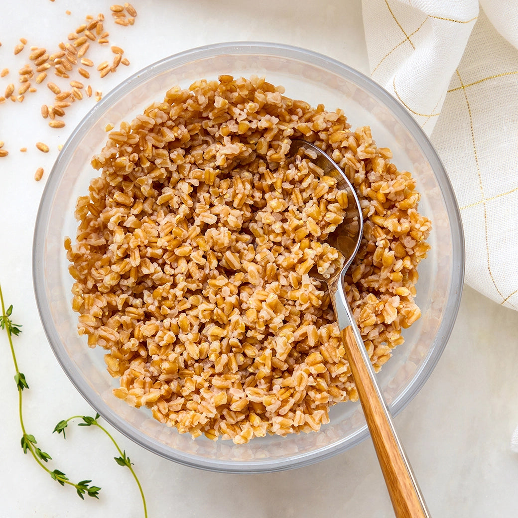 How to Cook Farro in the Microwave - Quick & Easy Farro Recipe for Healthy Meals & Meal Prep