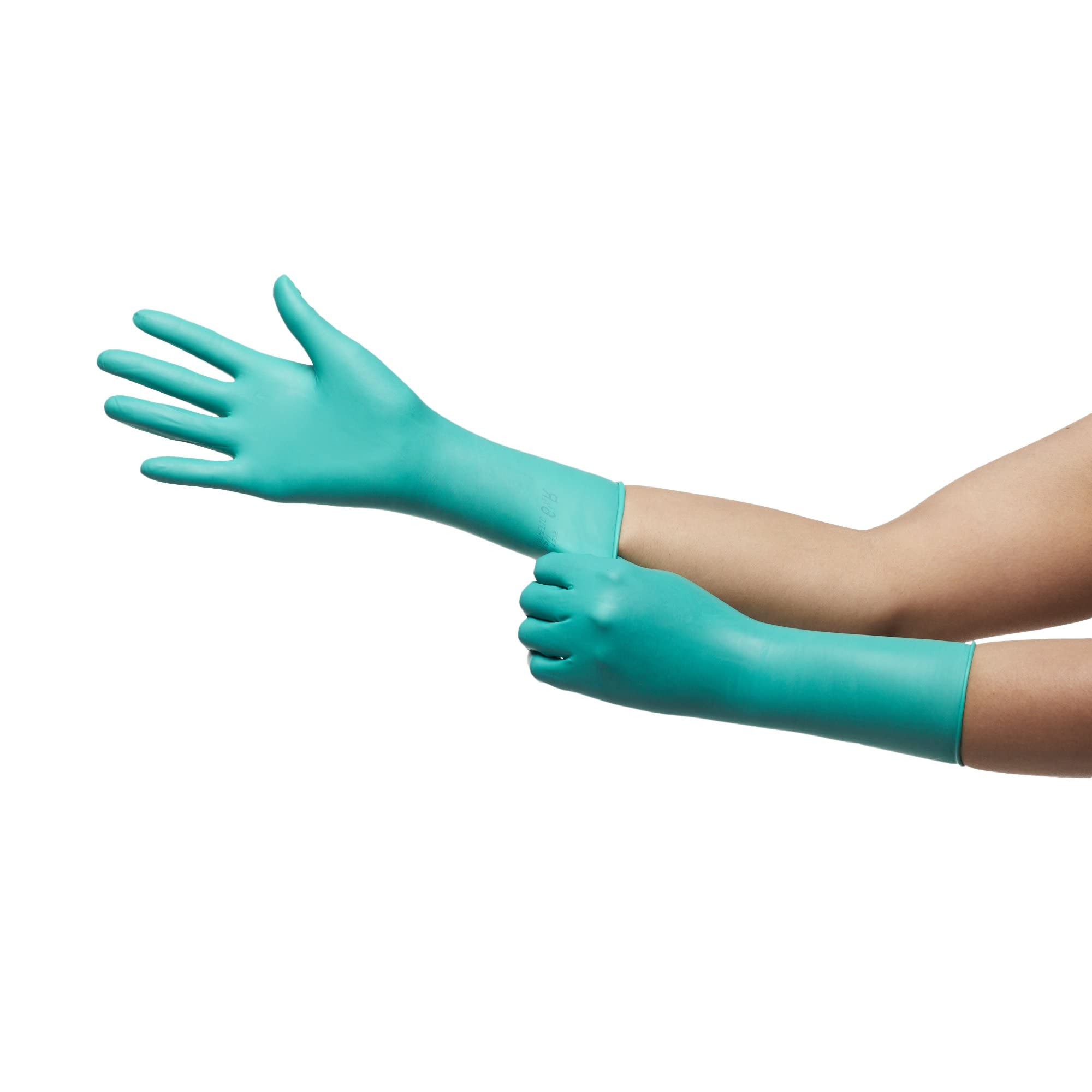 McKesson Perry Synthetic Surgical Gloves [50 Pairs] - Sterile, Powder-Free Neoprene Disposable Gloves for Medical, Healthcare & Chemo Use - Size 6.0, Green - Ideal for Hospitals, Clinics, Laboratories & First Aid Kits