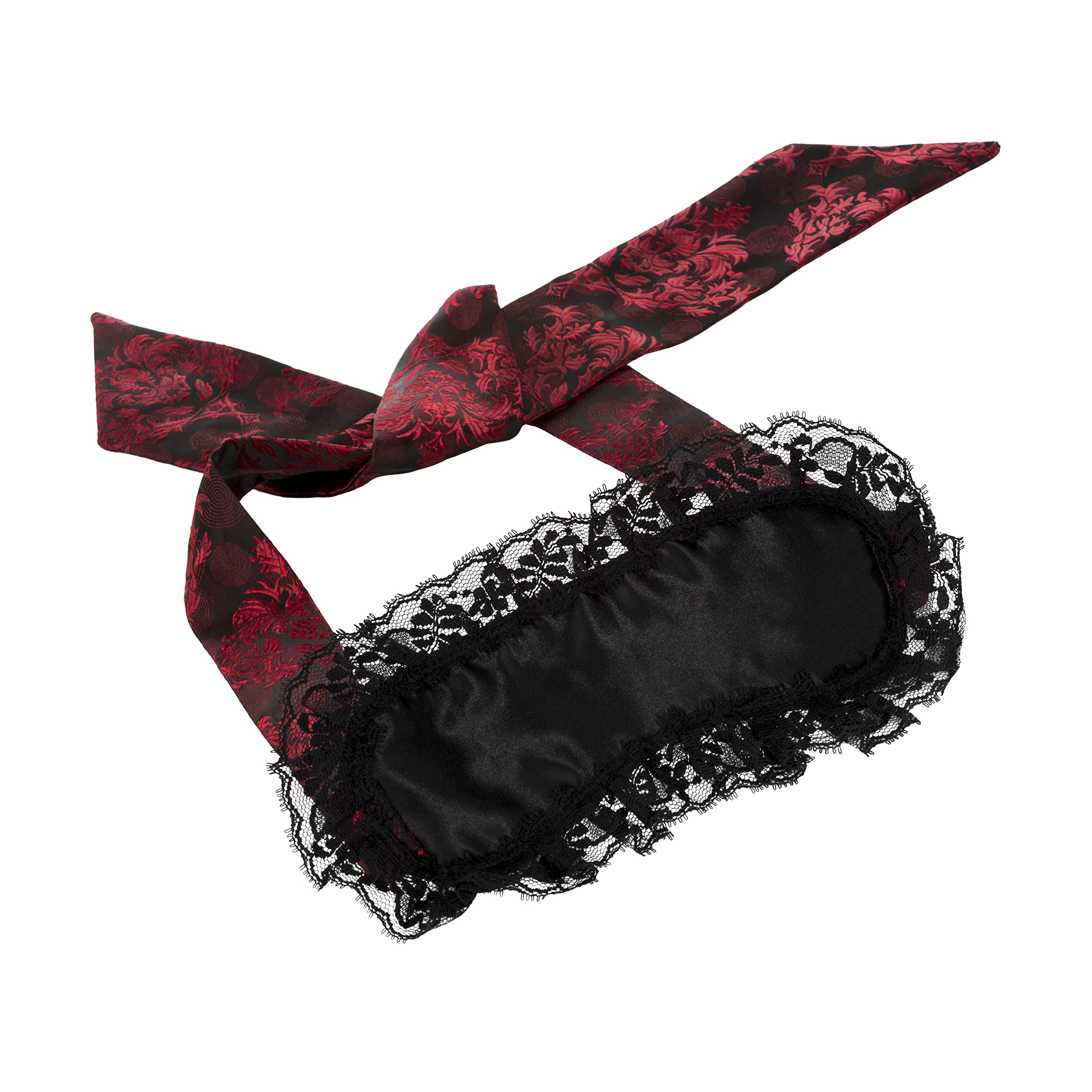 CalExotics Scandal Eye Mask - Premium BDSM Blindfold for Couples, Black - Perfect for Sensual Play, Travel & Sleep - Enhance Intimacy & Relaxation