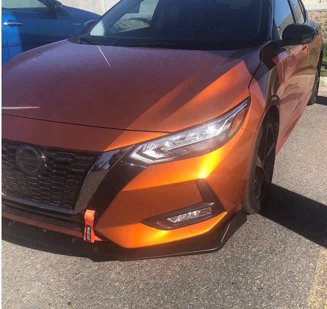2013-2022 Nissan Sentra Front Bumper Lip Splitter - 3PC PP Material Aerodynamic Body Kit for Enhanced Style & Performance | Perfect for Car Enthusiasts & Street Racing