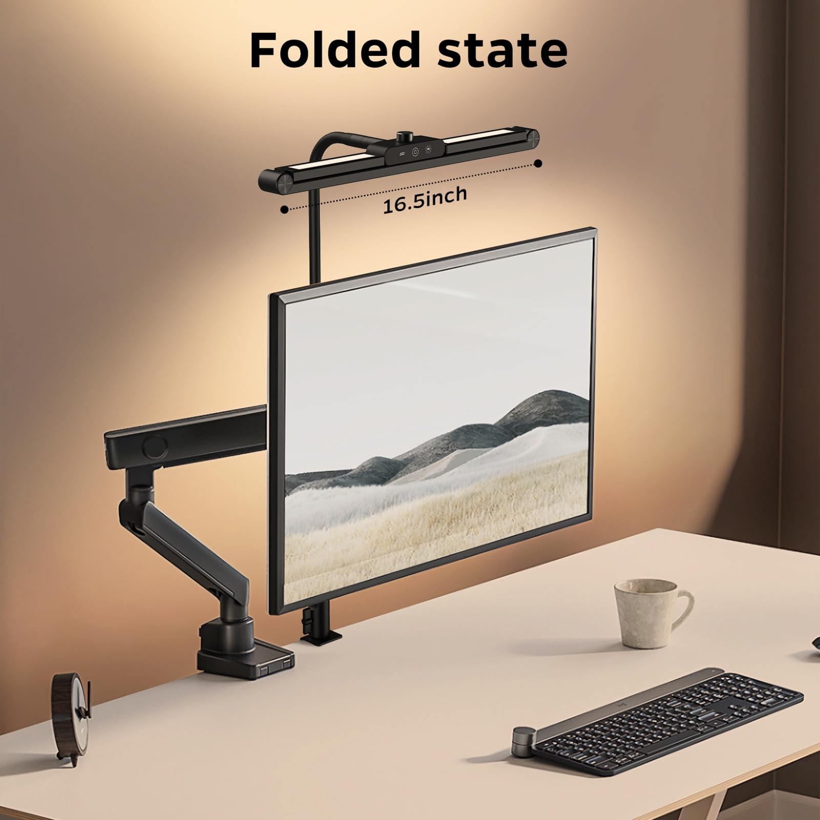 Ultra Bright LED Desk Lamp with Clamp - Dimmable Architect Table Light for Office & Home, Stepless Dimming & Tempering for Workbench, Drafting, Reading & Studying (Black) - Perfect for Home Office, Study Room & Workspace Lighting