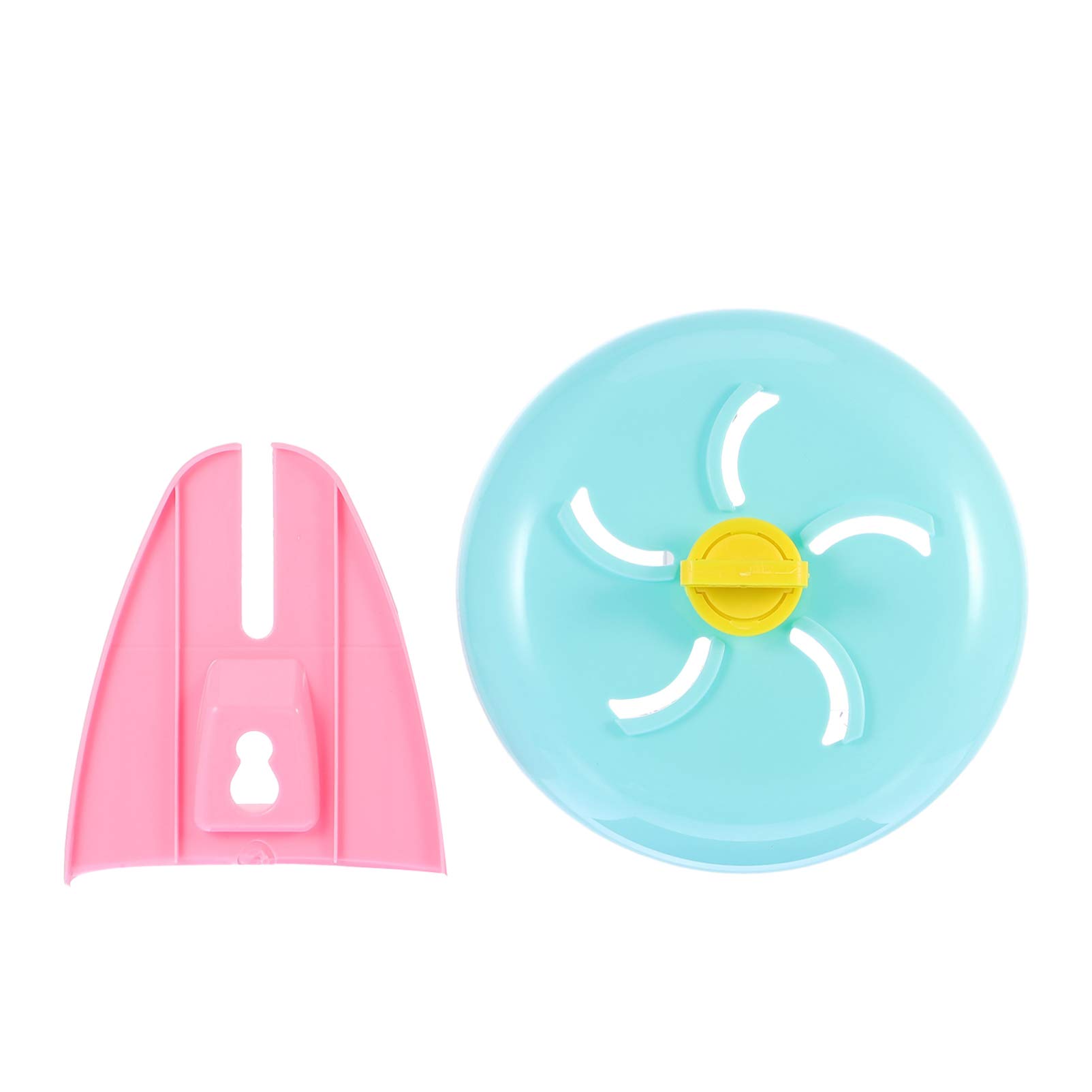 Balacoo Hamster Exercise Wheel - Small Animal Running Wheel Treadmill for Hamsters, Mice, Rats - Durable PP Plastic Pet Toy for Cage Fitness & Playtime - Perfect for Small Pet Exercise and Entertainment