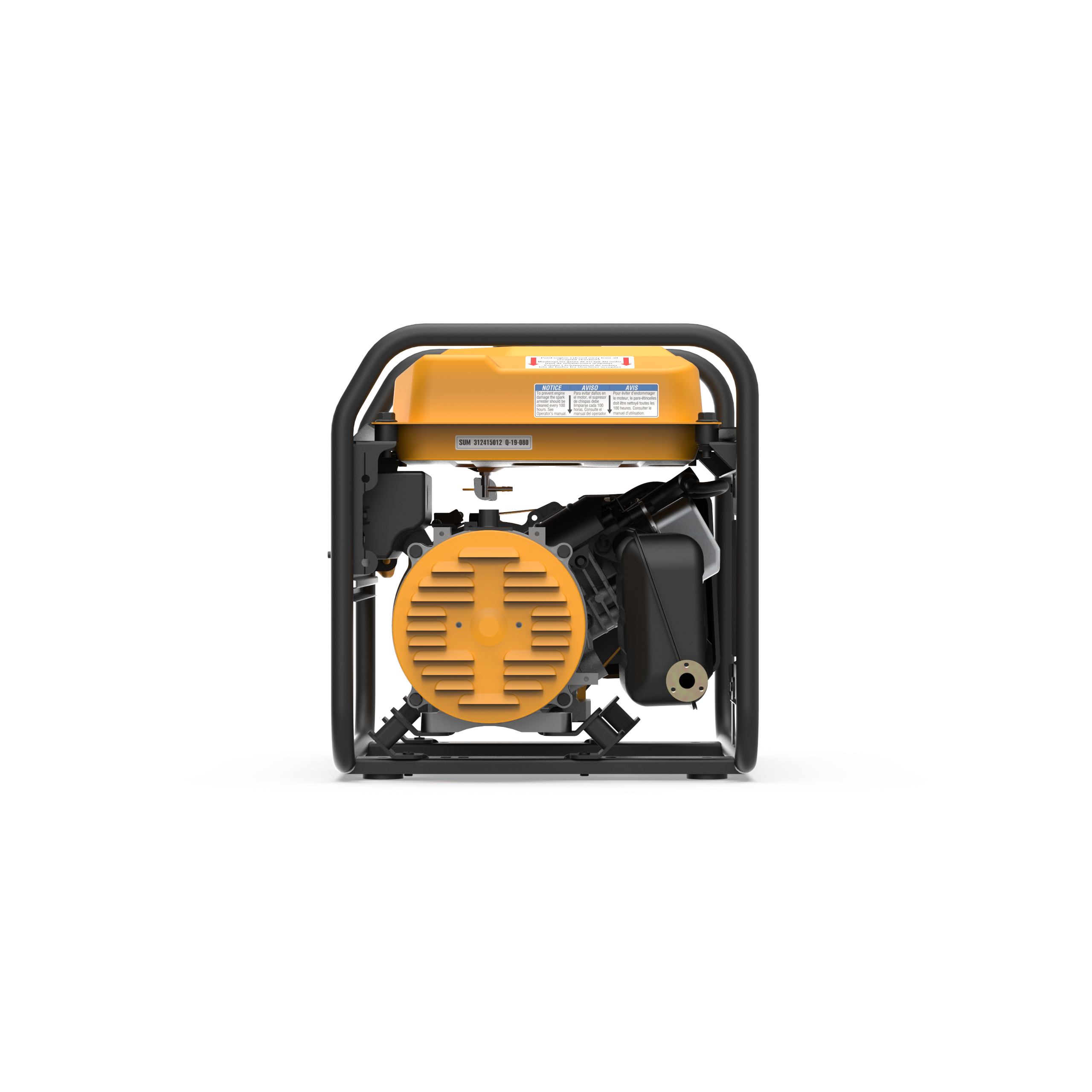 1500W Portable Gas Generator with Recoil Start - Reliable Power for Camping, Emergencies & Outdoor Activities