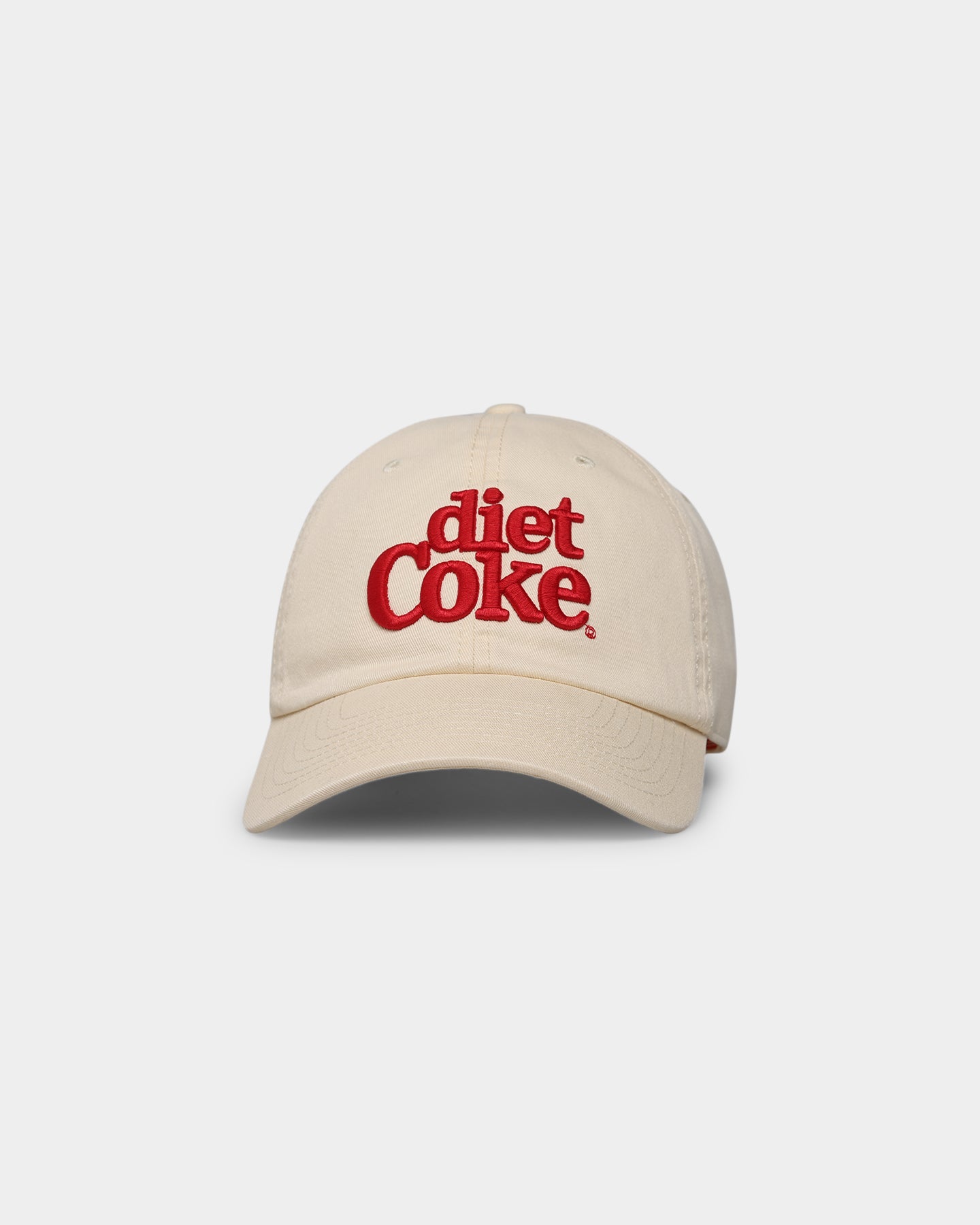 American Needle Diet Coke Ballpark Strapback Ivory Baseball Cap - Vintage Style Adjustable Hat for Sports Fans & Casual Wear