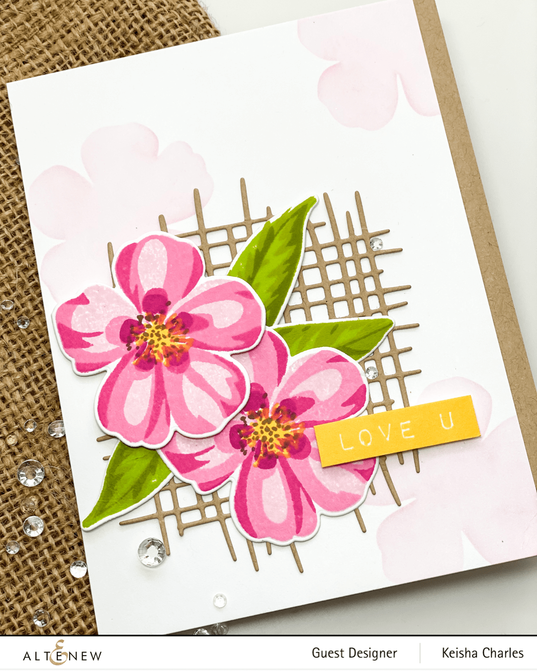 Burlap Texture Die - Rustic Crafting Embellishments for Scrapbooking, Card Making & DIY Home Decor