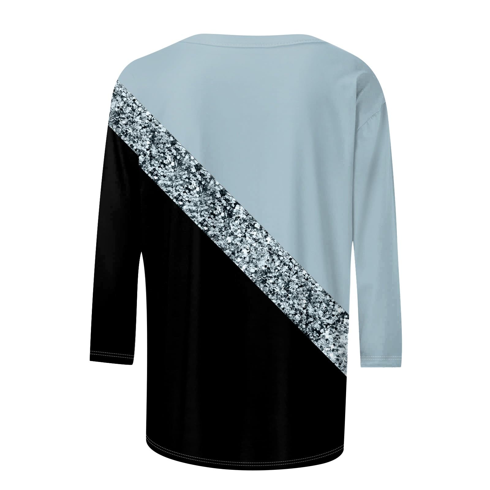 2024 Women's Summer Tops - 3/4 Sleeve Crew Neck Loose Casual Floral Print T-Shirts | Perfect for Beach Outings, Weekend Brunch & Summer Vacations