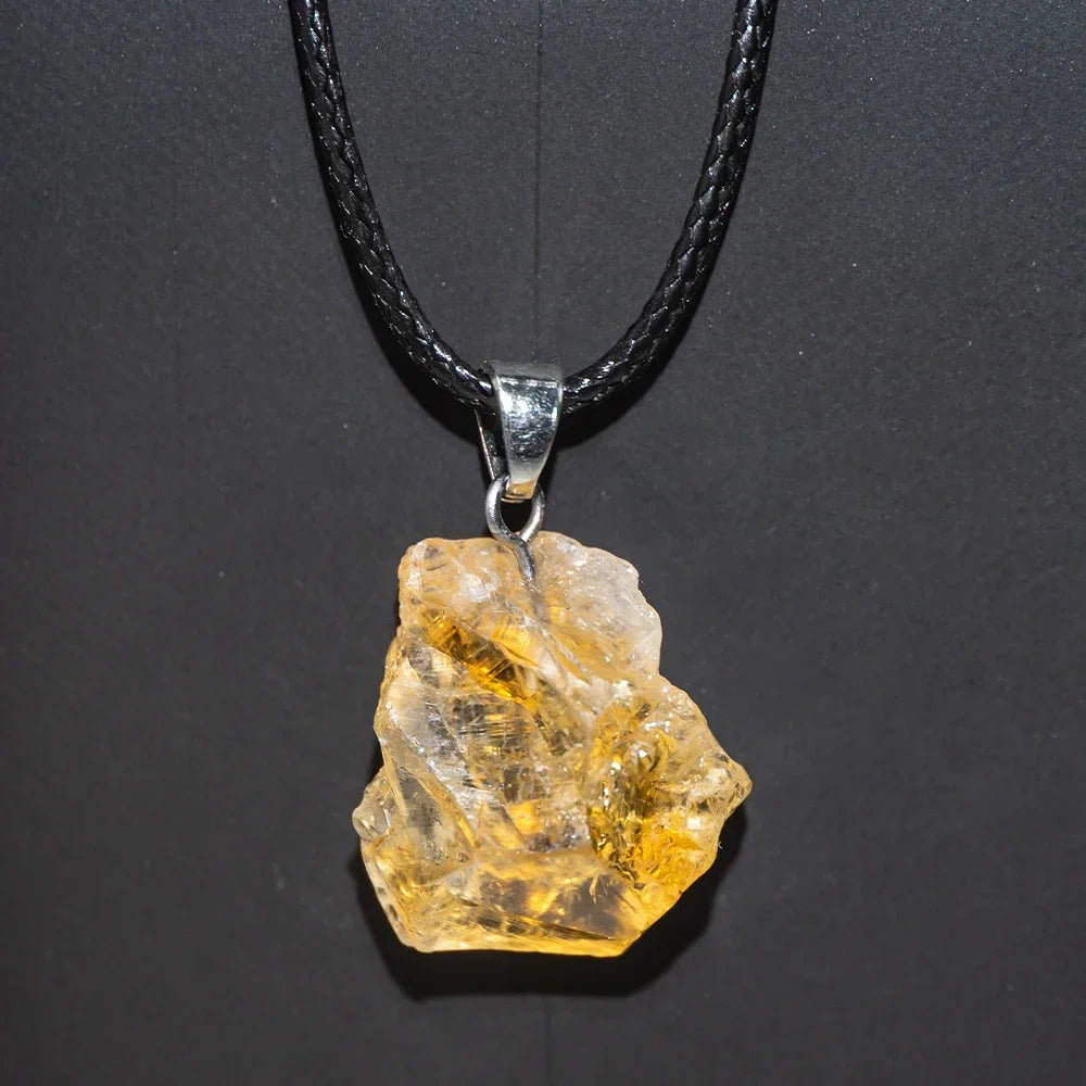 Firestone Pendant Necklace - Genuine Natural Stone Jewelry for Women | Perfect for Everyday Wear, Gifts & Special Occasions