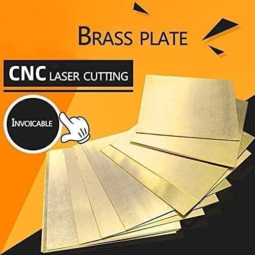 Premium Copper Sheet & Brass Foil for Metalworking, DIY Crafts - 300x300mm (12x12 Inches) - Perfect for Jewelry Making, Home Decor, and Art Projects