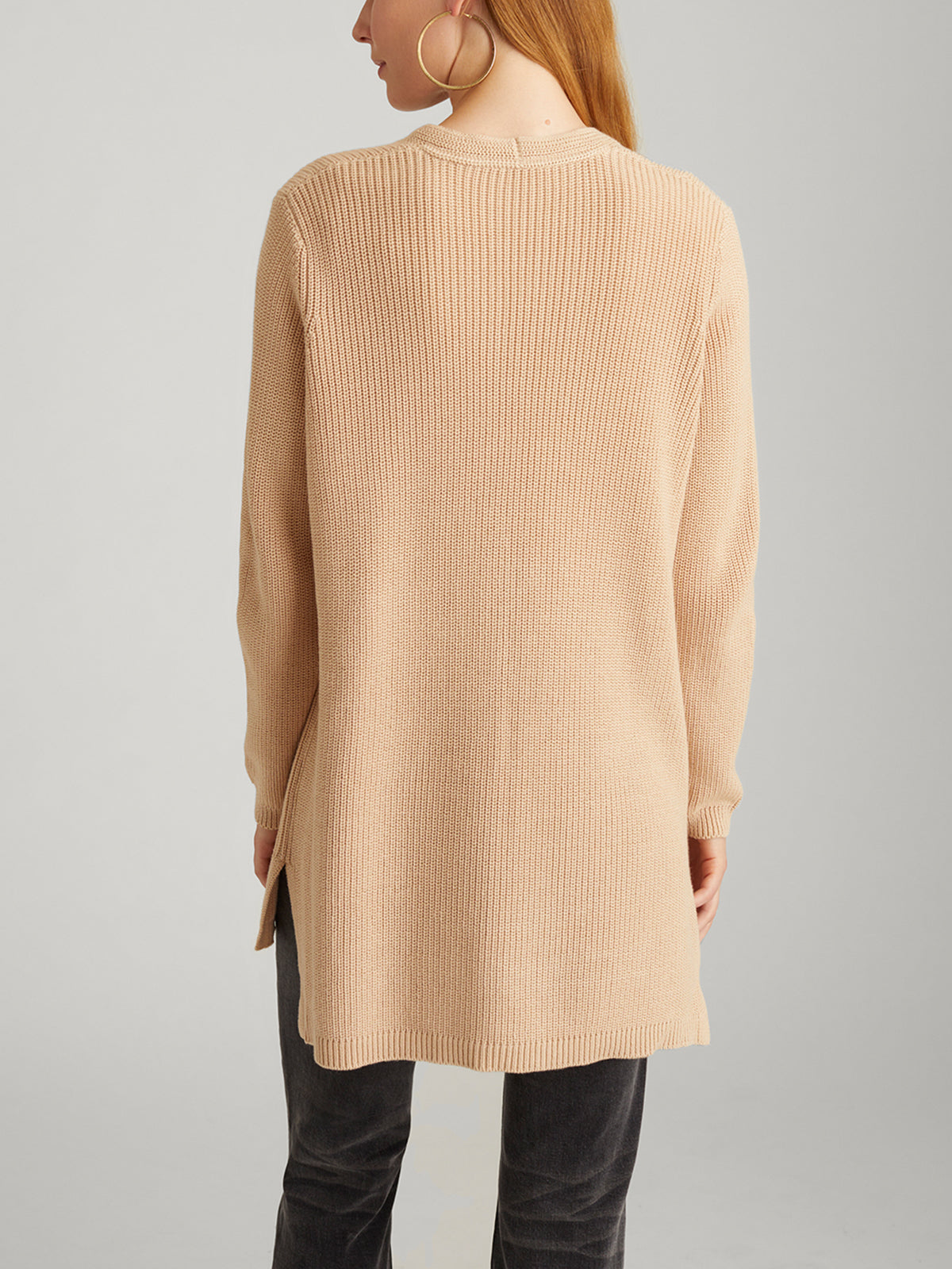 Emma Women's Shaker Stitch Open Front Cardigan - Cozy Knit Sweater for Fall & Winter - Perfect for Layering, Office Wear and Casual Outfits