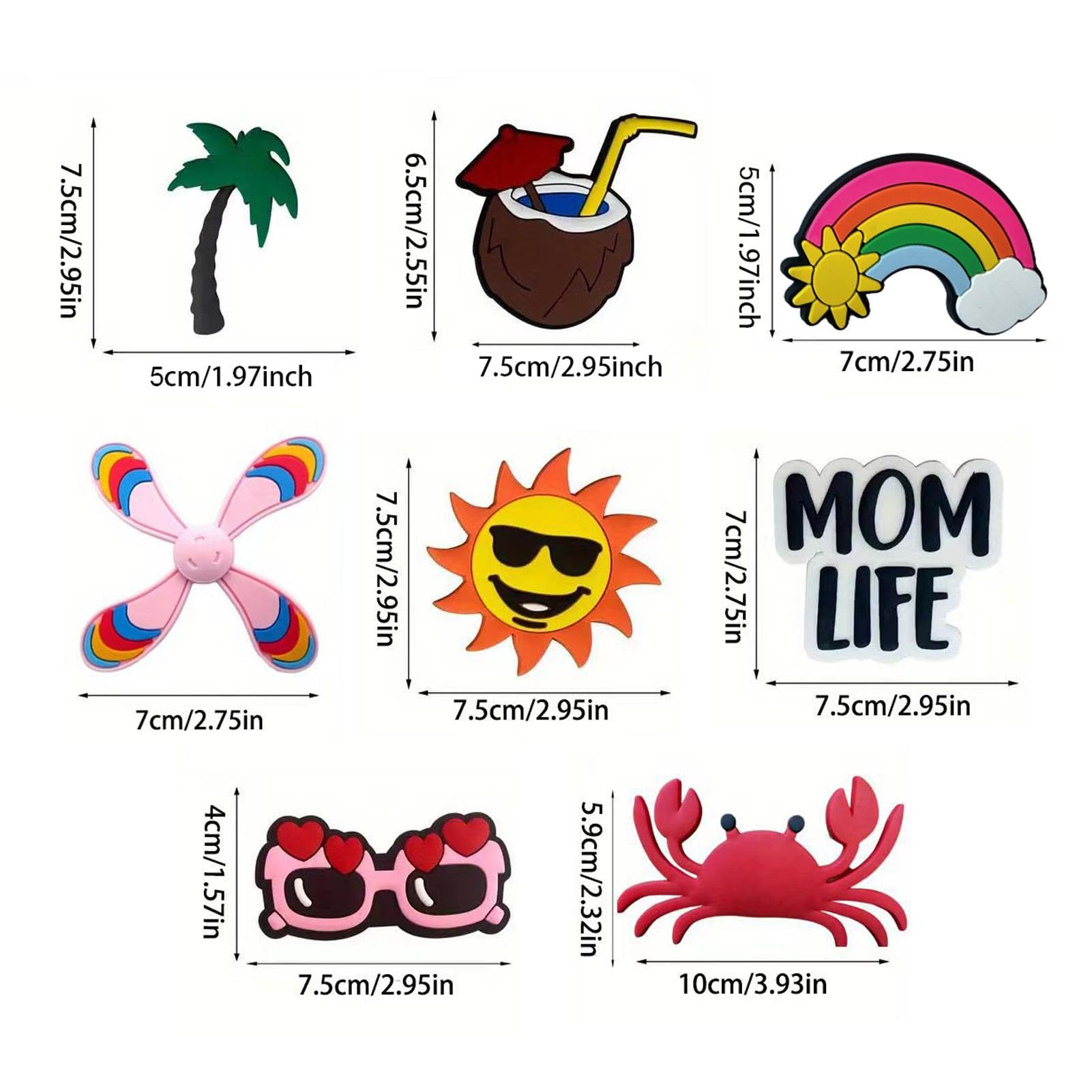 Charm for Beach Bag - Decorative Handbag Accessories for Women & Girls | Perfect for Summer Beach Trips, Pool Parties & Vacation Style