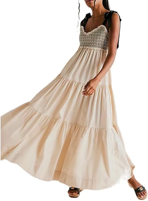 Shirred Beige White