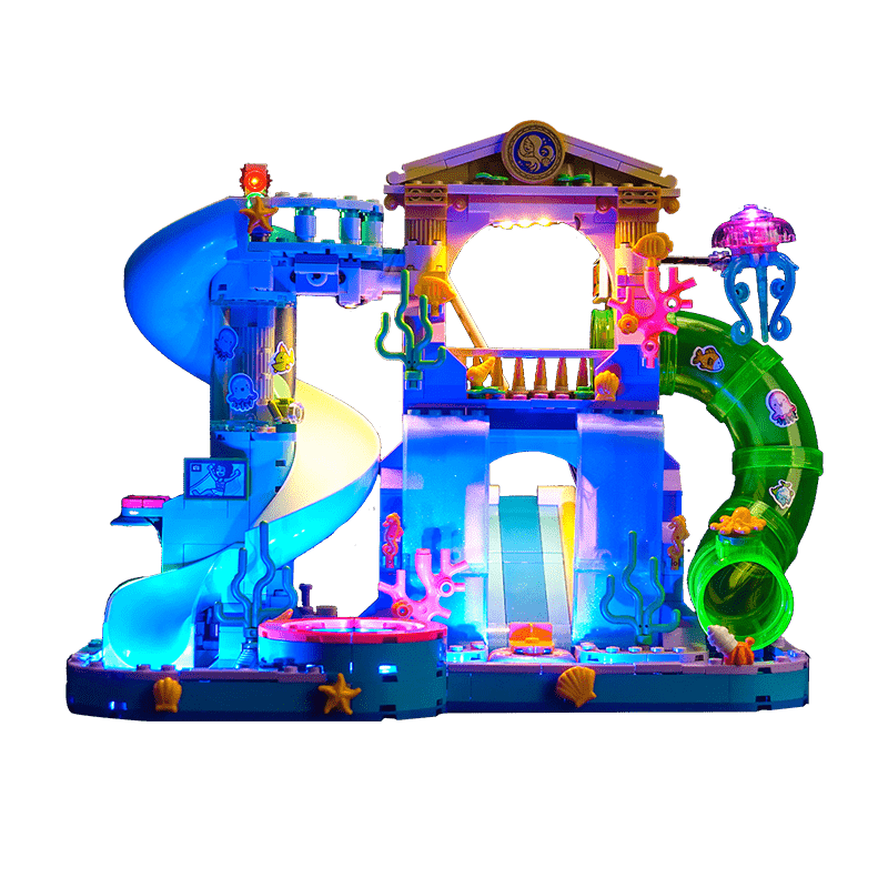 Best Light Kit for LEGO Friends Heartlake City Water Park 42630 - DIY Lighting Set for LEGO Building Blocks - Perfect for Night Display & Room Decor