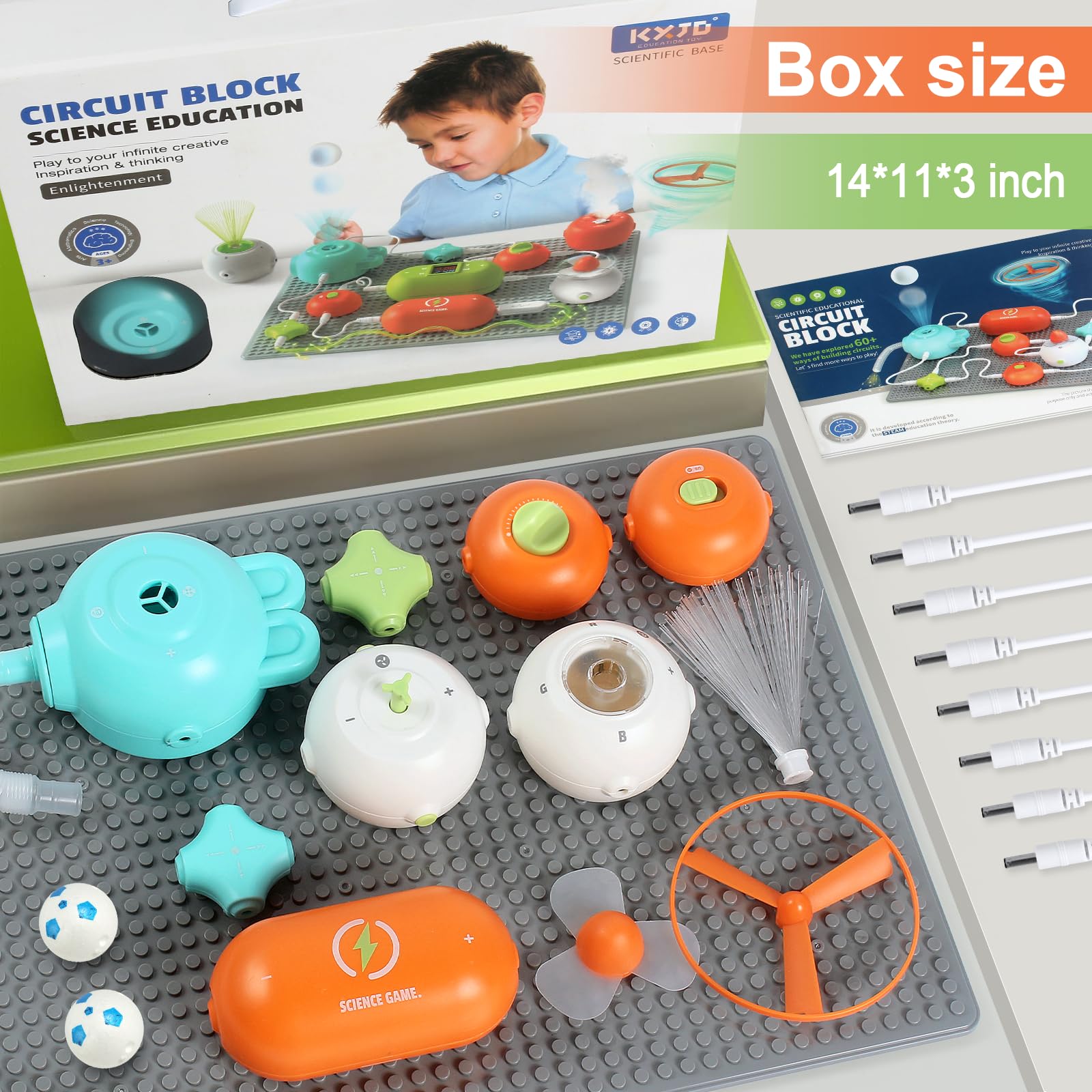 STEM Learning Circuit Kits for Kids Ages 3+ | DIY Electronics Exploration Kit with 64 Projects | Physics Science Educational Toys for Boys & Girls | Perfect for Classroom STEM Activities & Home Learning Fun