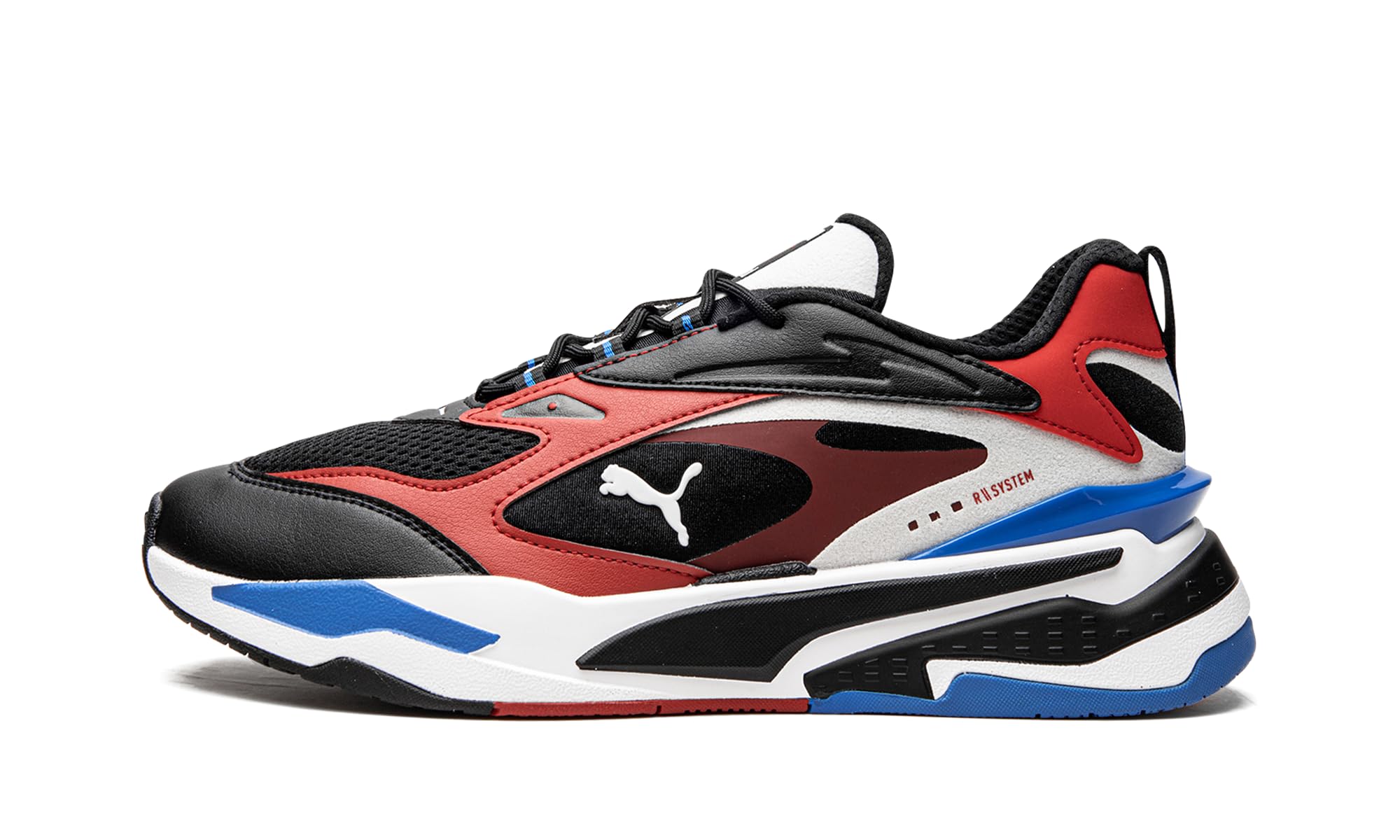 PUMA Men's RS-Fast Lace-Up Sneakers - Black Casual Running Shoes for Gym, Workout & Everyday Wear