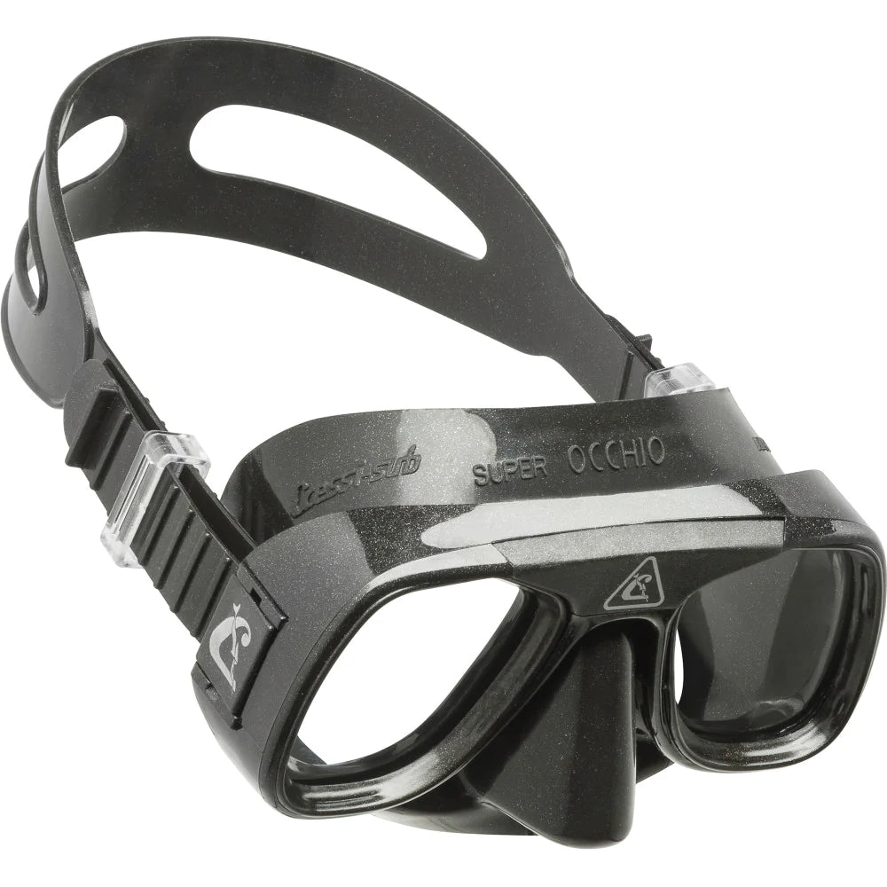 Cressi Superocchio Dive Mask - Anti-Fog Scuba & Snorkeling Gear for Clear Underwater Vision - Perfect for Ocean Exploration, Swimming, and Water Sports