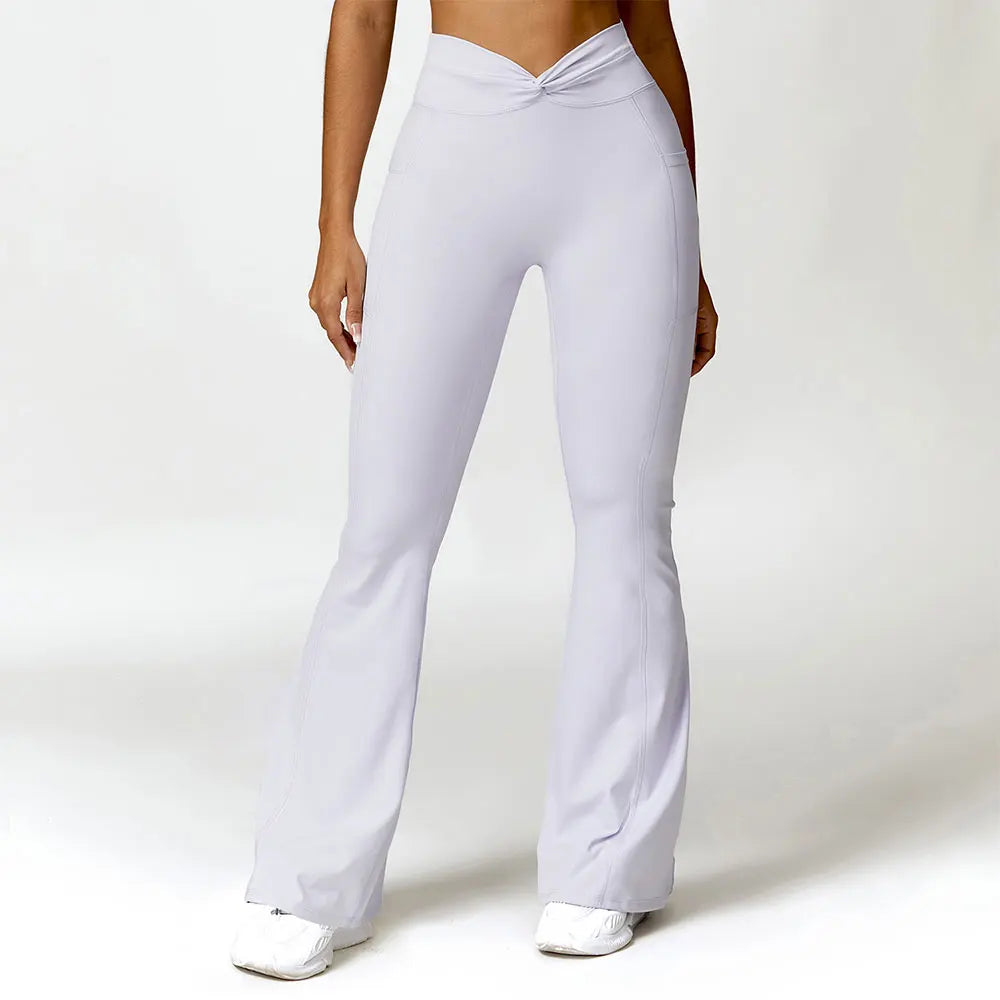 Flare Leggings for Women - High Waist Wide Leg Yoga Pants with Push Up Design | Gym Workout, Fitness Training & Latin Dance | Perfect for Yoga, Pilates, Dance Classes and Casual Wear