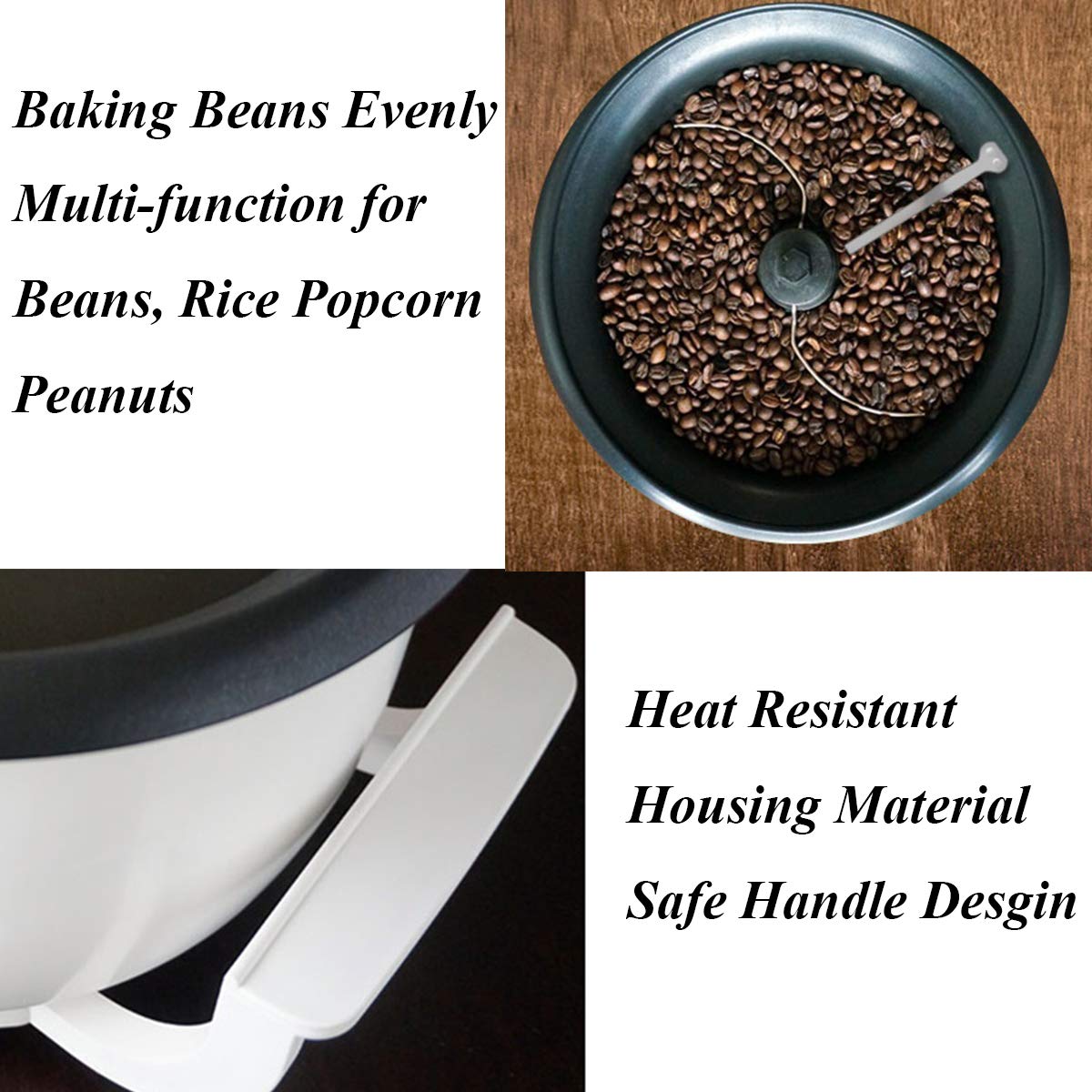 Premium 110V Electric Coffee Roaster for Home Use - JIAN YA NA Household Coffee Bean Roasting & Baking Machine | Perfect for Fresh Coffee Lovers, Small Batch Roasting & DIY Coffee Enthusiasts