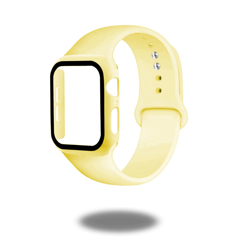 Premium Silicone Band with Durable Protective Case - Perfect for Smartwatches, Fitness Trackers & Outdoor Activities