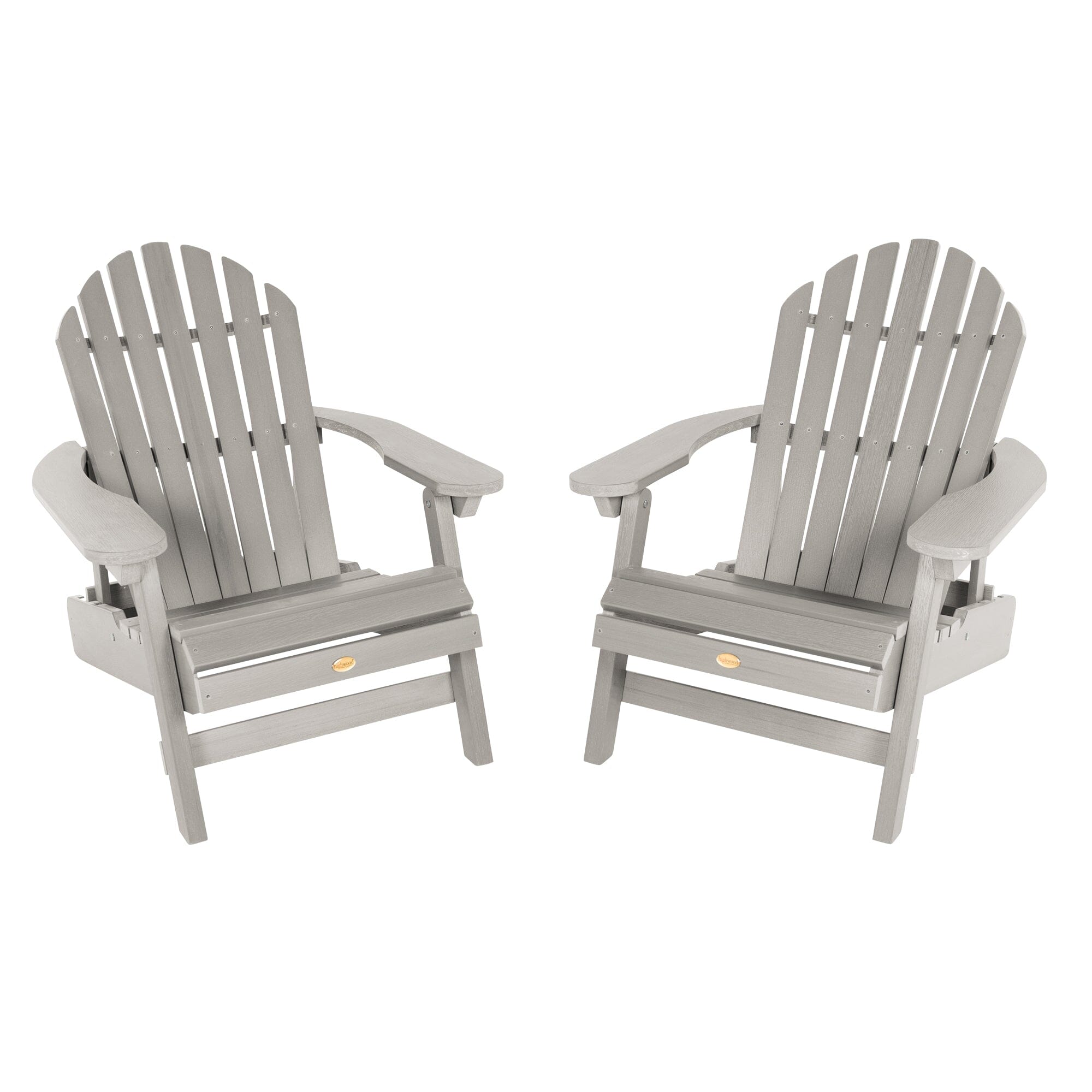 **Set of 2 Hamilton Reclining Adirondack Chairs – Outdoor Patio Furniture for Garden, Poolside & Backyard Relaxation**