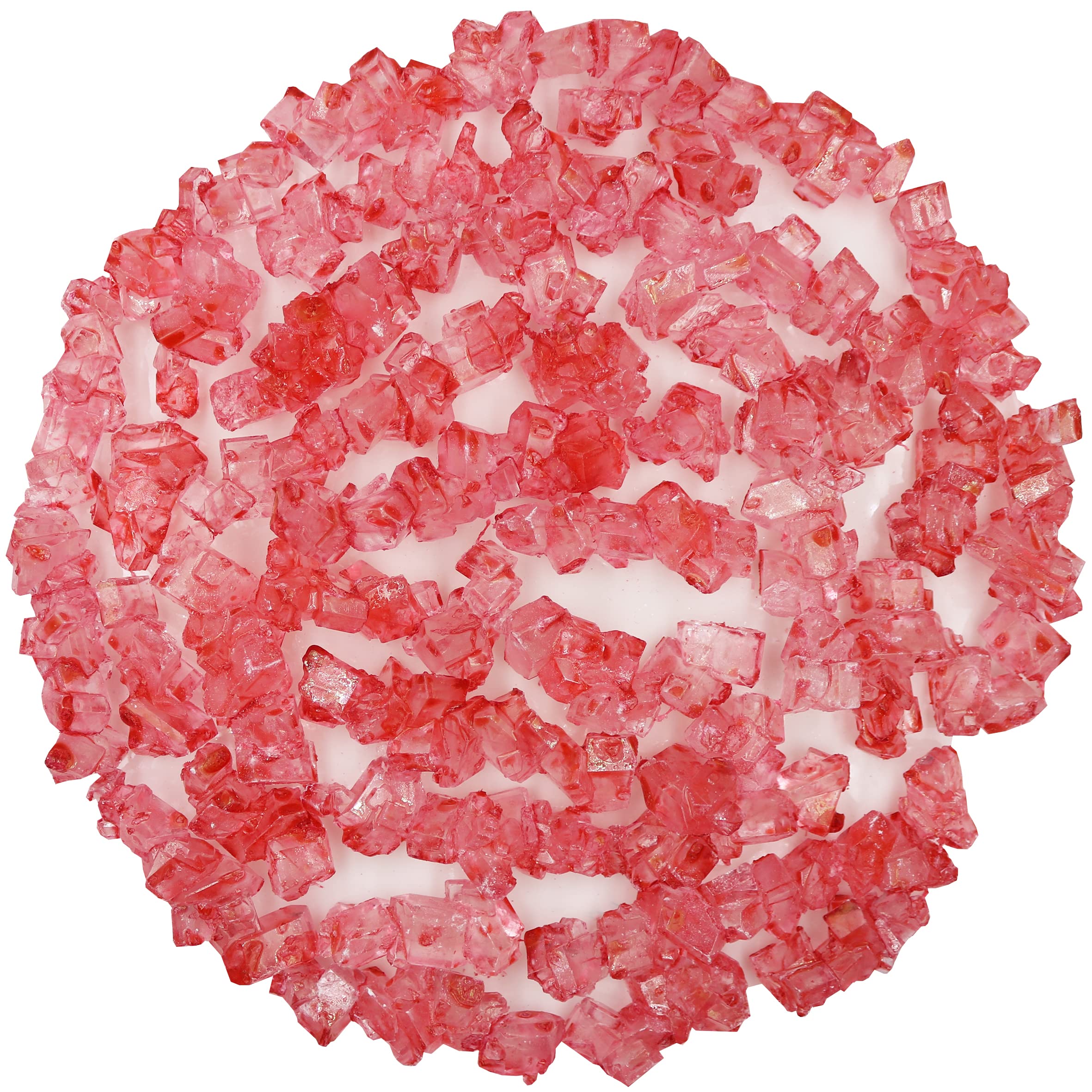 FirstChoiceCandy Rock Candy Strings - 1.5 Pound Bulk Bag (Red Strawberry Flavor) - Perfect for Party Favors, Gift Bags, and Dessert Decorations