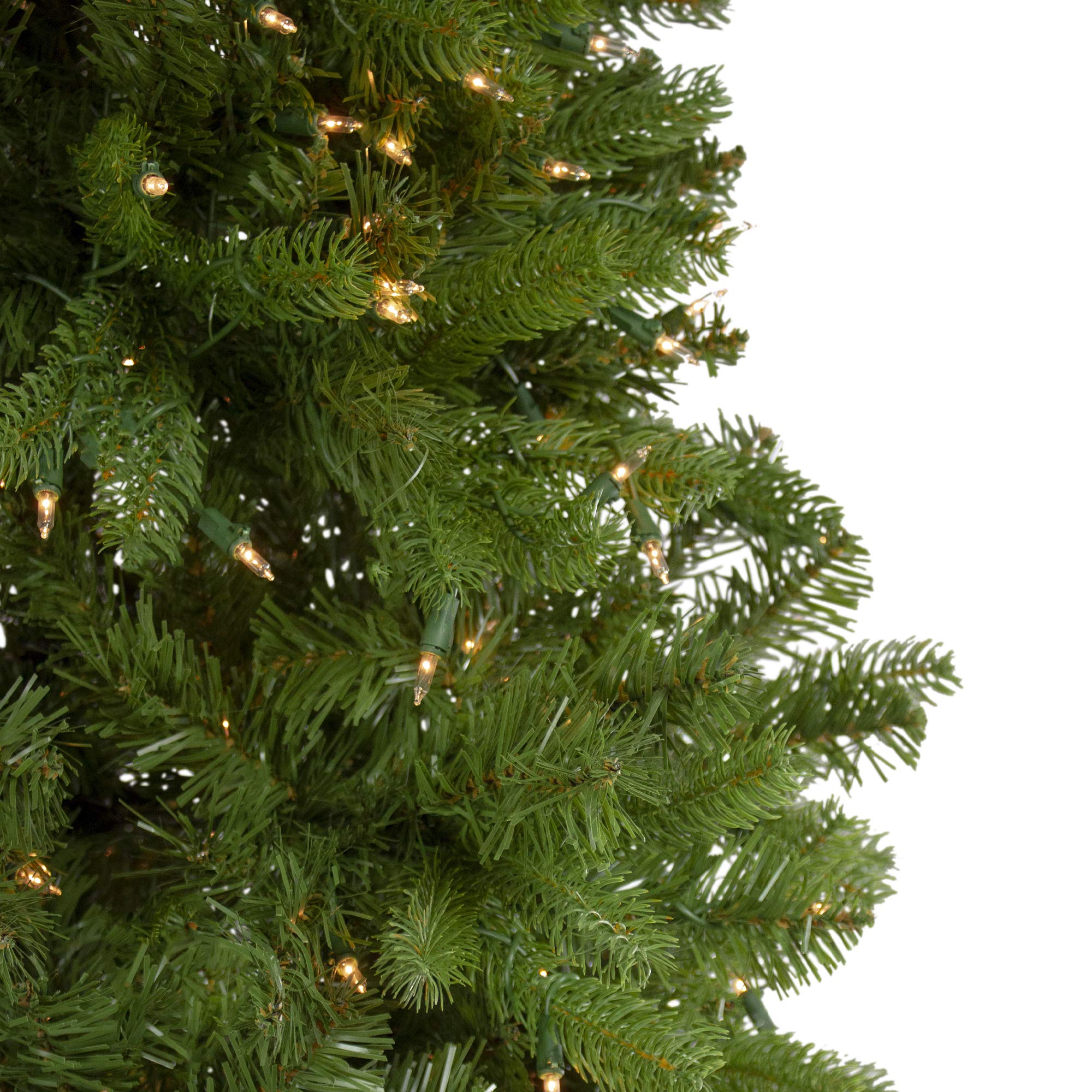 Northlight Real Touch™ 6.5ft Pre-Lit Artificial Christmas Tree with Clear Lights - Premium Palisades Fir Design for Holiday Decor - Perfect for Living Room, Office & Christmas Party Decoration