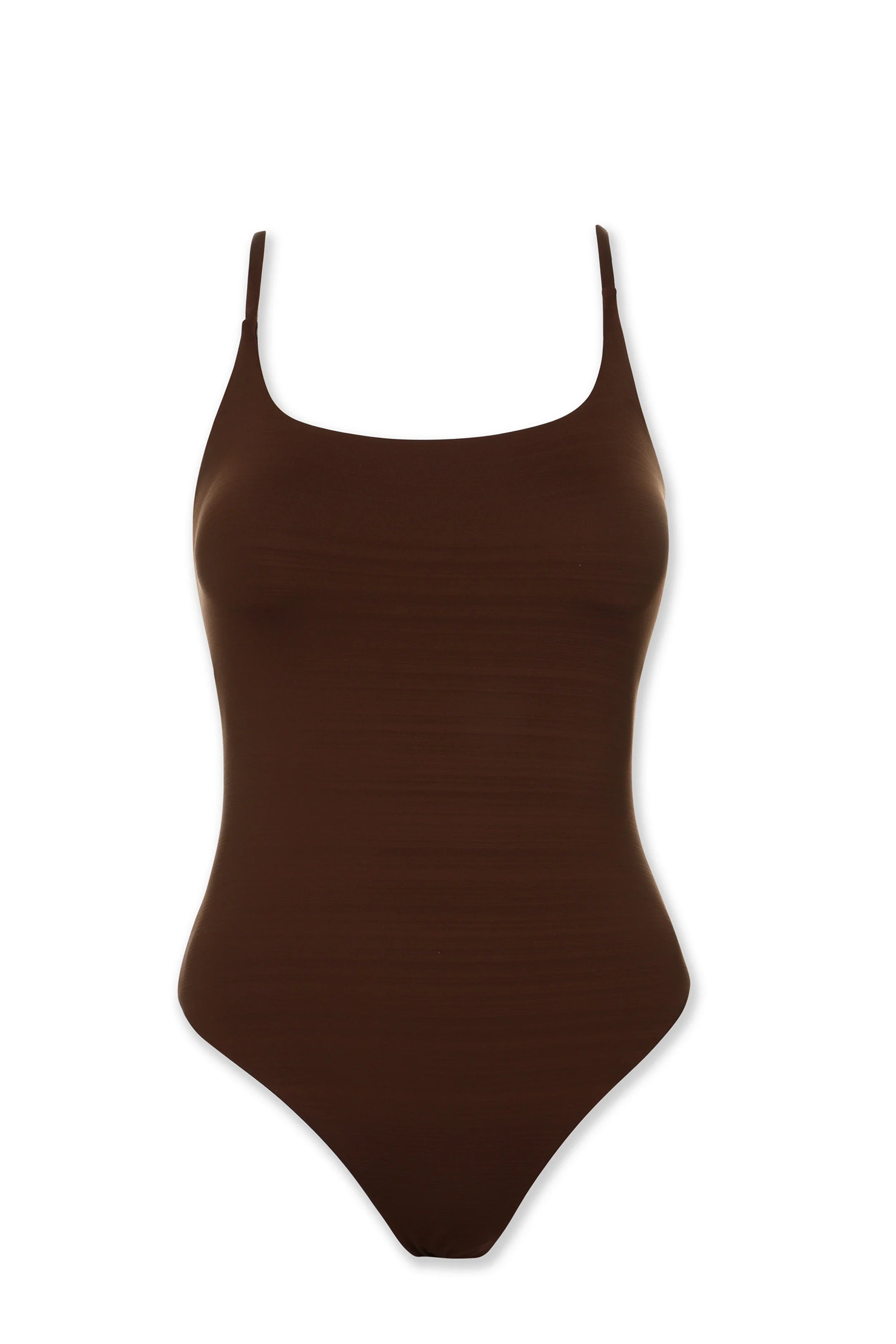Elegant Chocolate Brown Ballet One Piece Bodysuit - Perfect for Dance Practice, Performances & Casual Wear