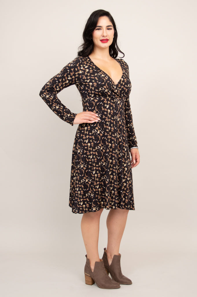 Denver Dress - Soft Calico & Bamboo Fabric - Women's Casual Summer Dress - Perfect for Beach, Picnic & Outdoor Activities