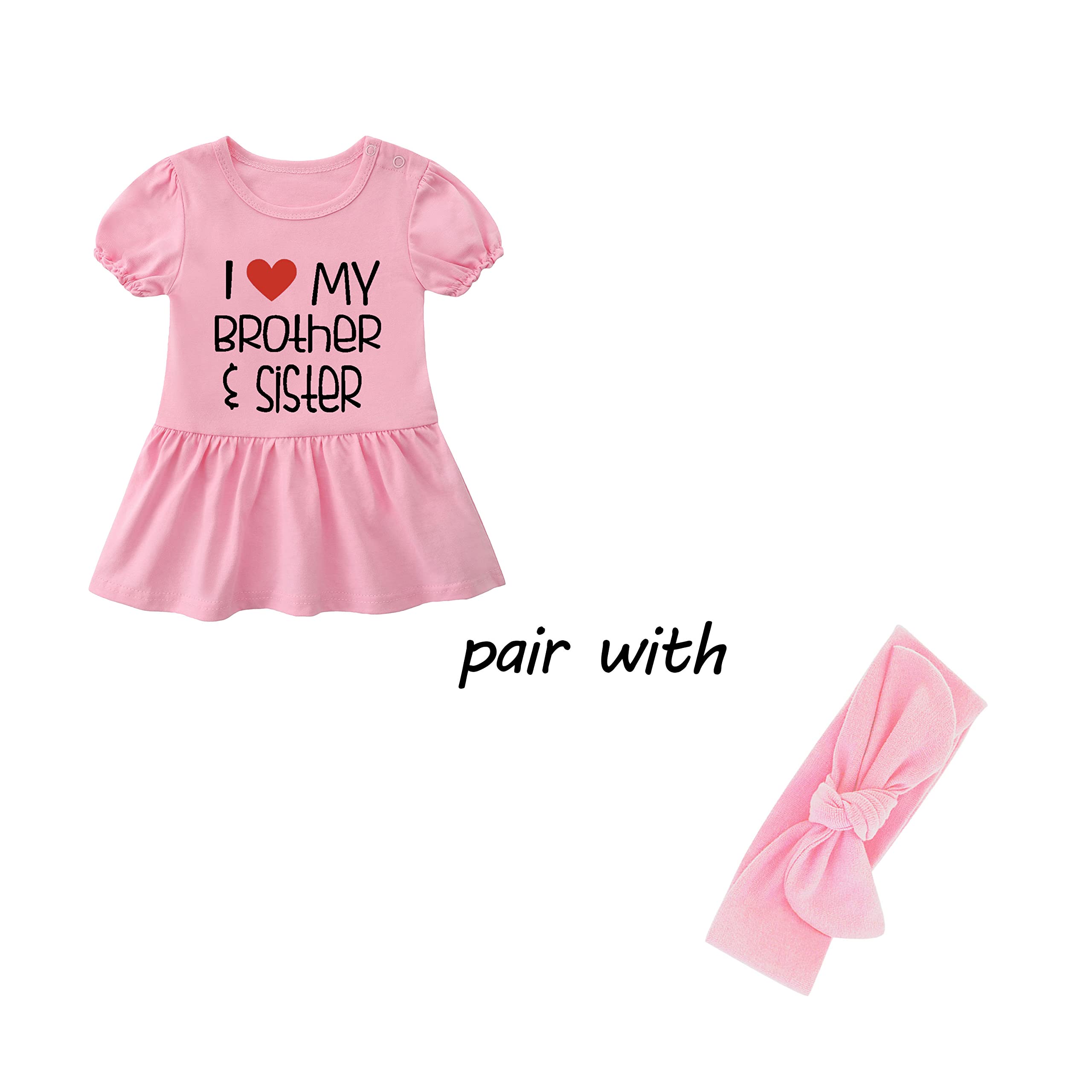 YSCULBUTOL Baby Twins Bodysuit - Brother Sister Matching Outfits for Toddlers & Infants - Perfect for Family Photos