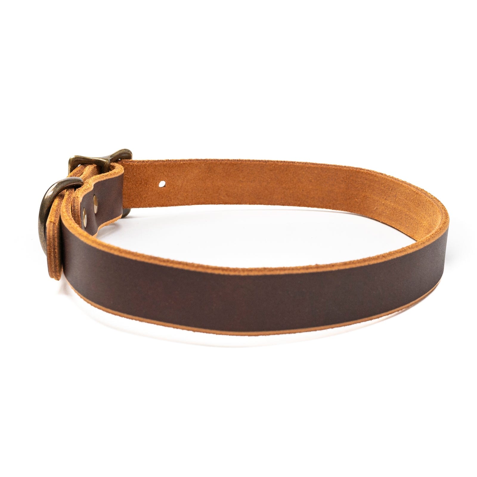 Premium Genuine Leather Dog Collar - Adjustable & Durable Pet Collar for Small Medium Large Dogs - Perfect for Walking, Training & Outdoor Adventures