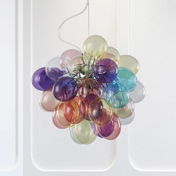 Jolli Balloon Chandelier LED Ceiling Light - Modern LED Balloon Pendant Lighting for Living Room, Bedroom, Dining Room, and Party Decor